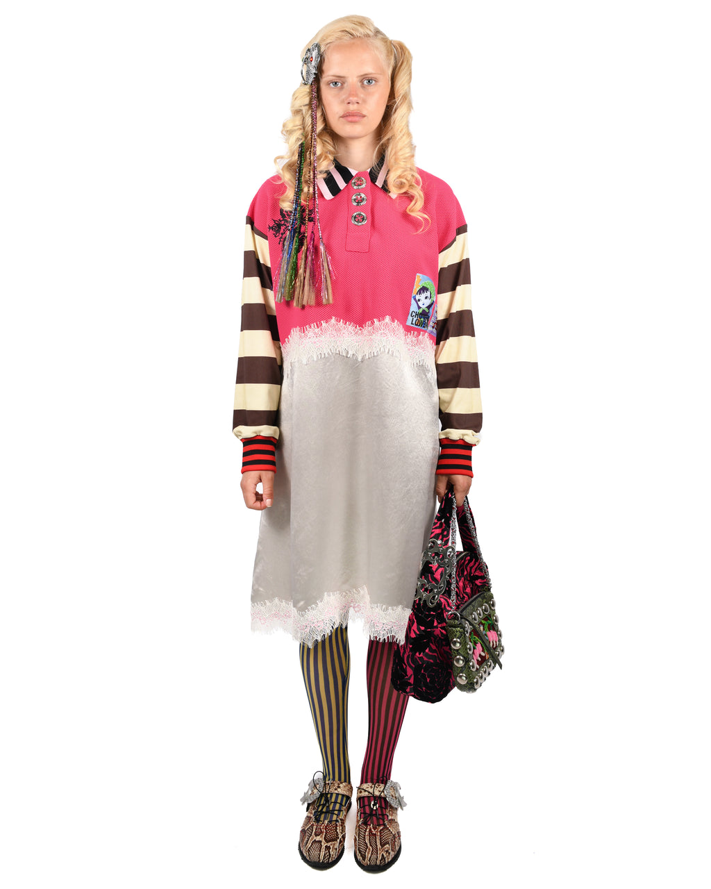 Pink Polo Dress