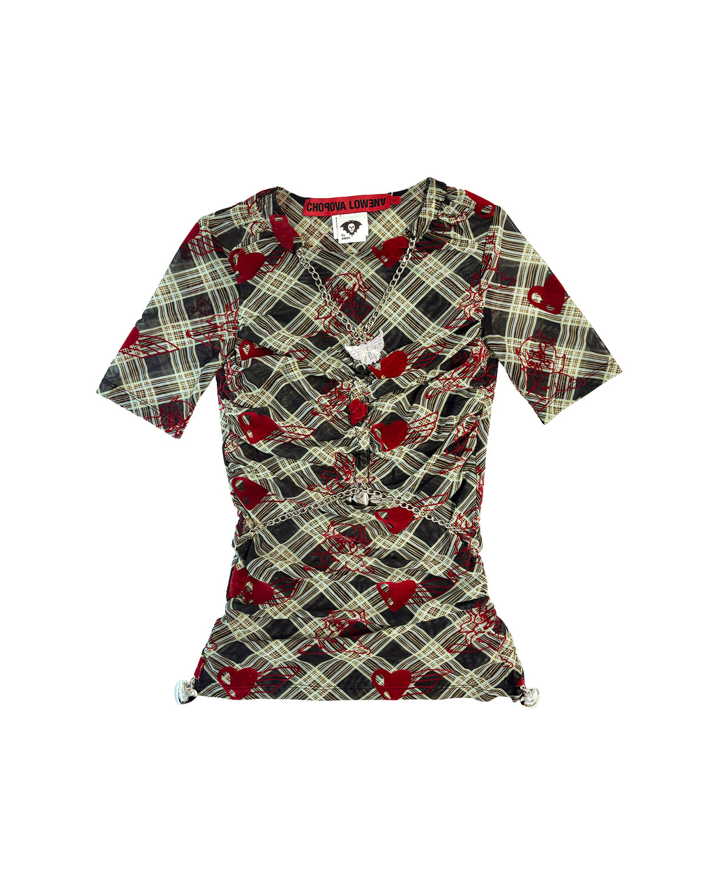 Exclusive Sonicscape Mesh Short Sleeve Top