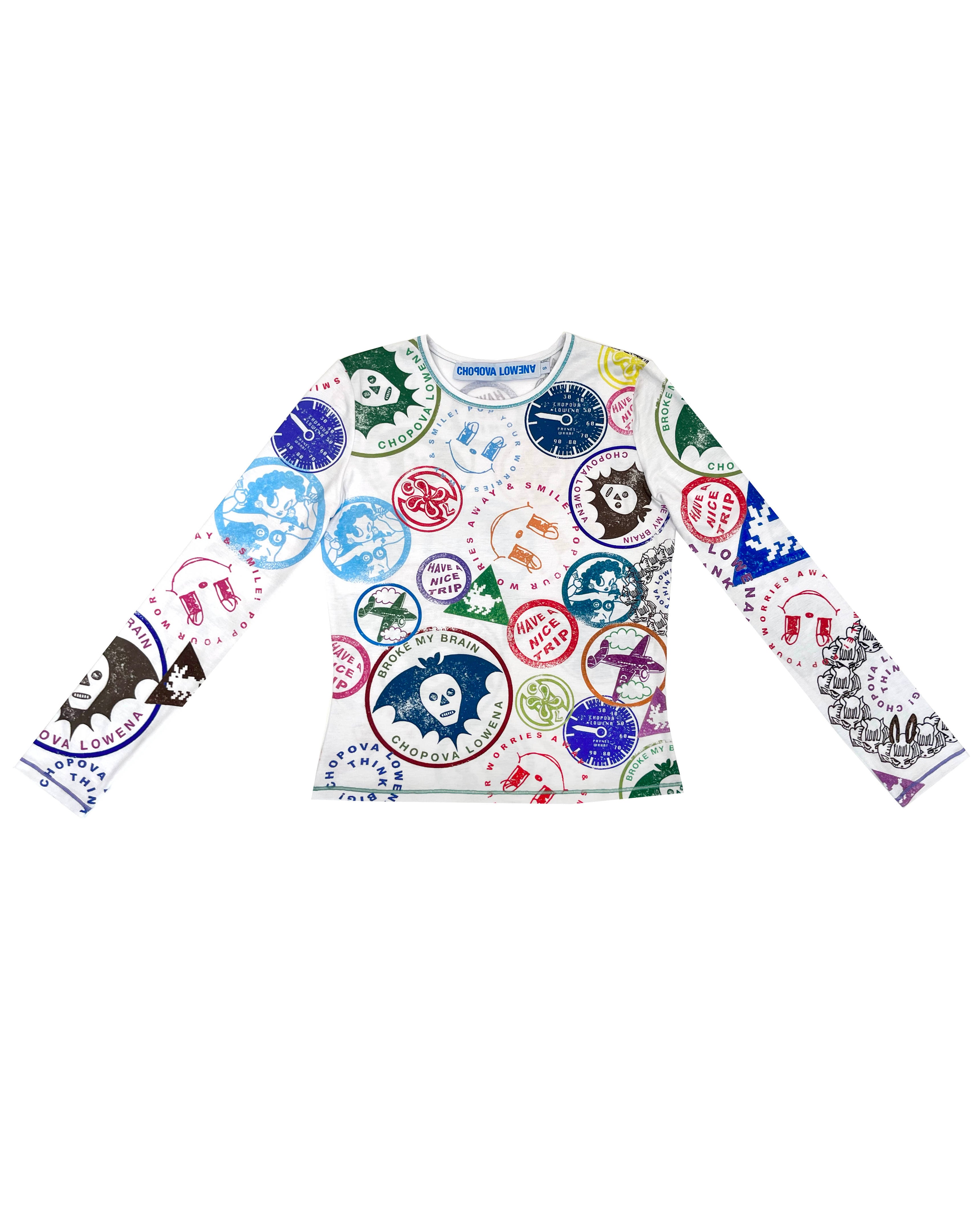 Stamp It Fitted Jersey Top