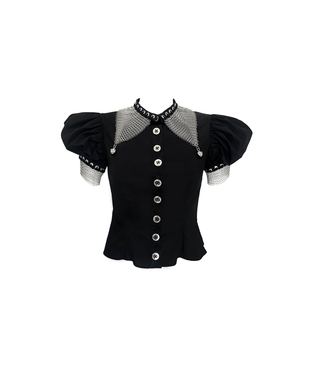 Titan Chainmail Short Sleeve Blouse