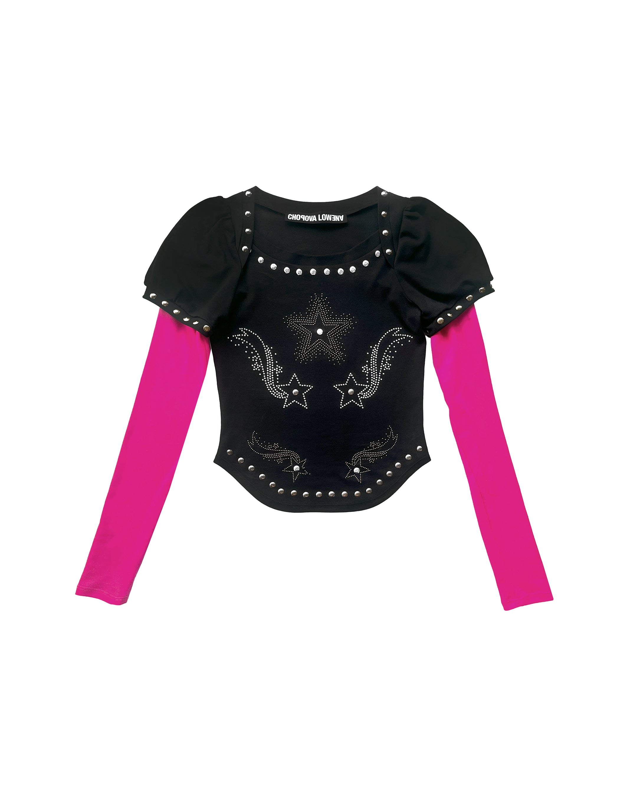Black Janine Jersey Top