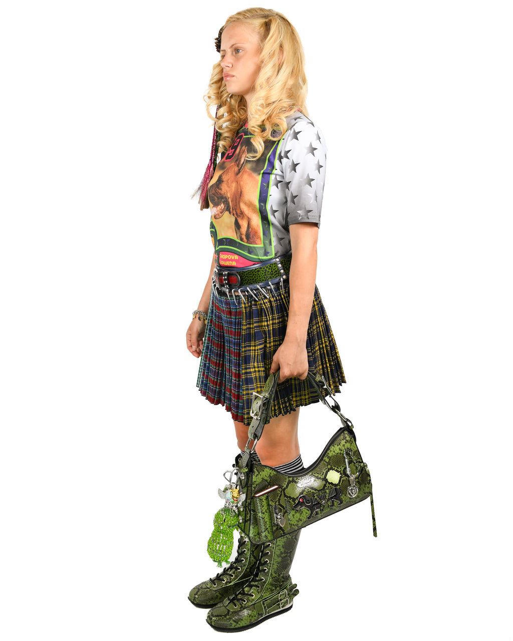 Dynasty Folkloric Mini Carabiner Skirt