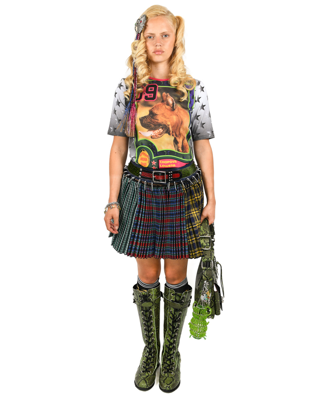 Dynasty Folkloric Mini Carabiner Skirt