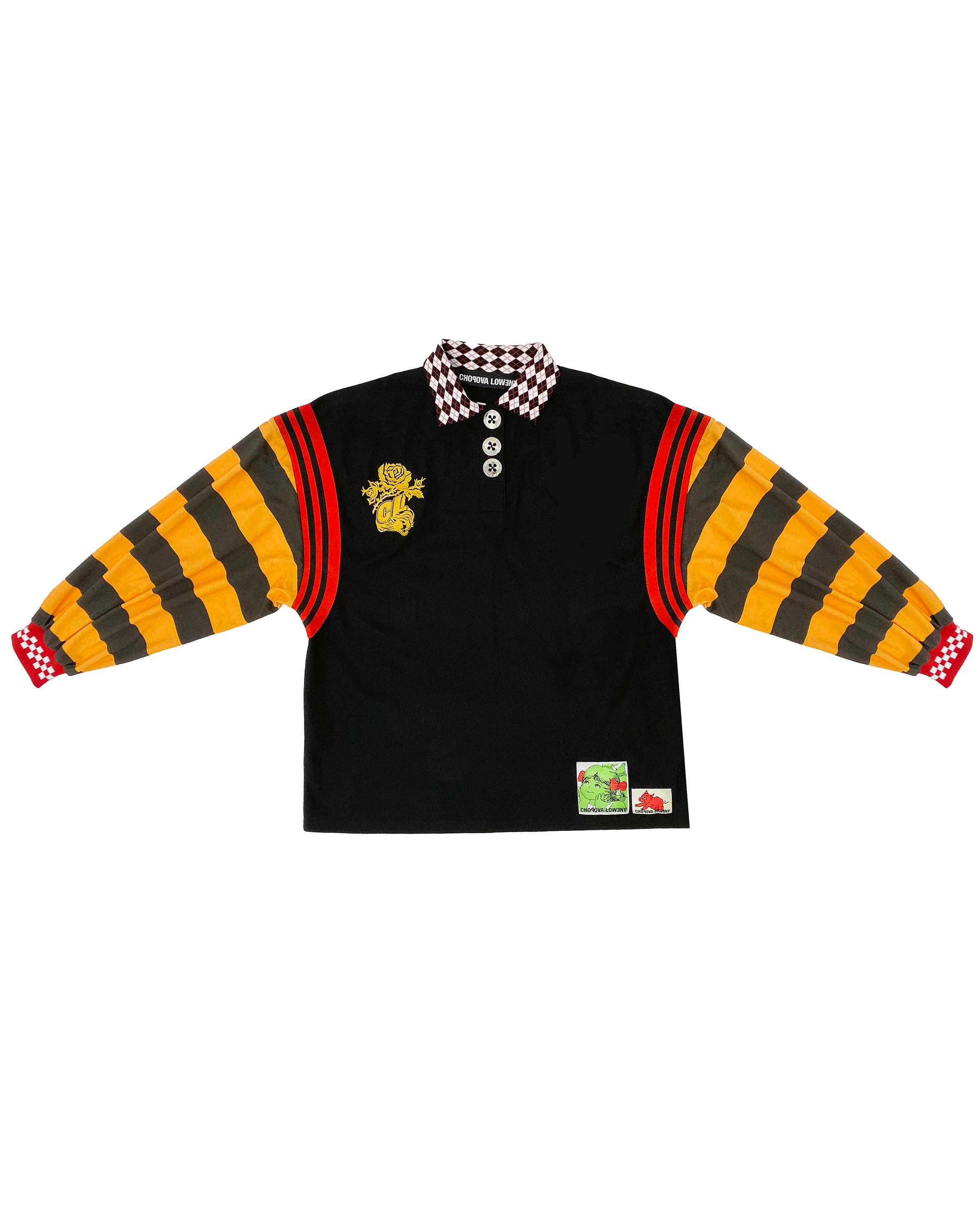 Black Polo Top