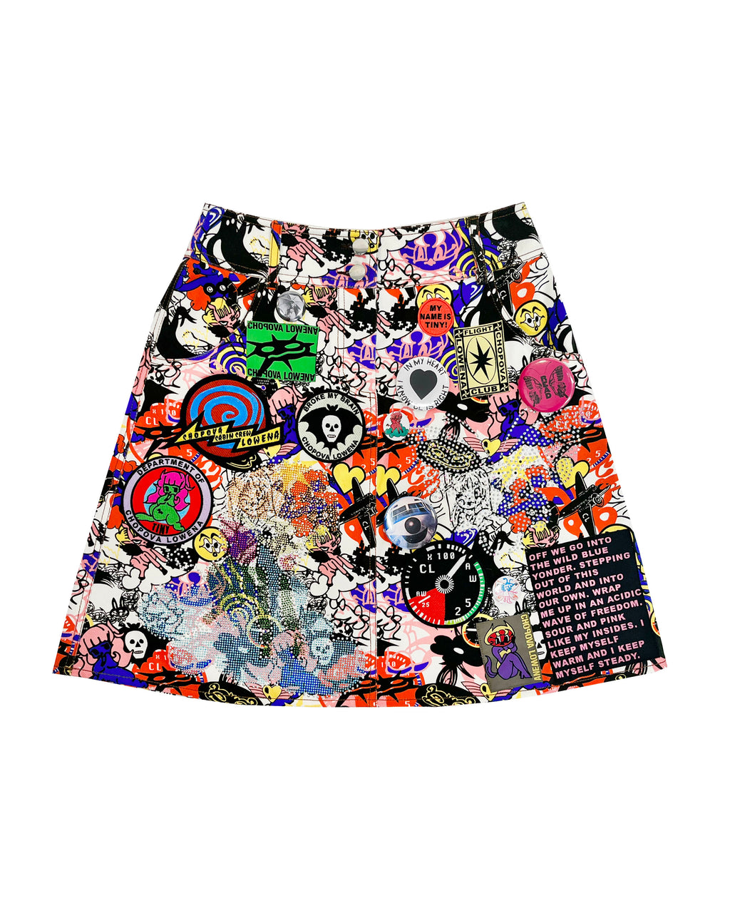 Cosmos Knee Skirt