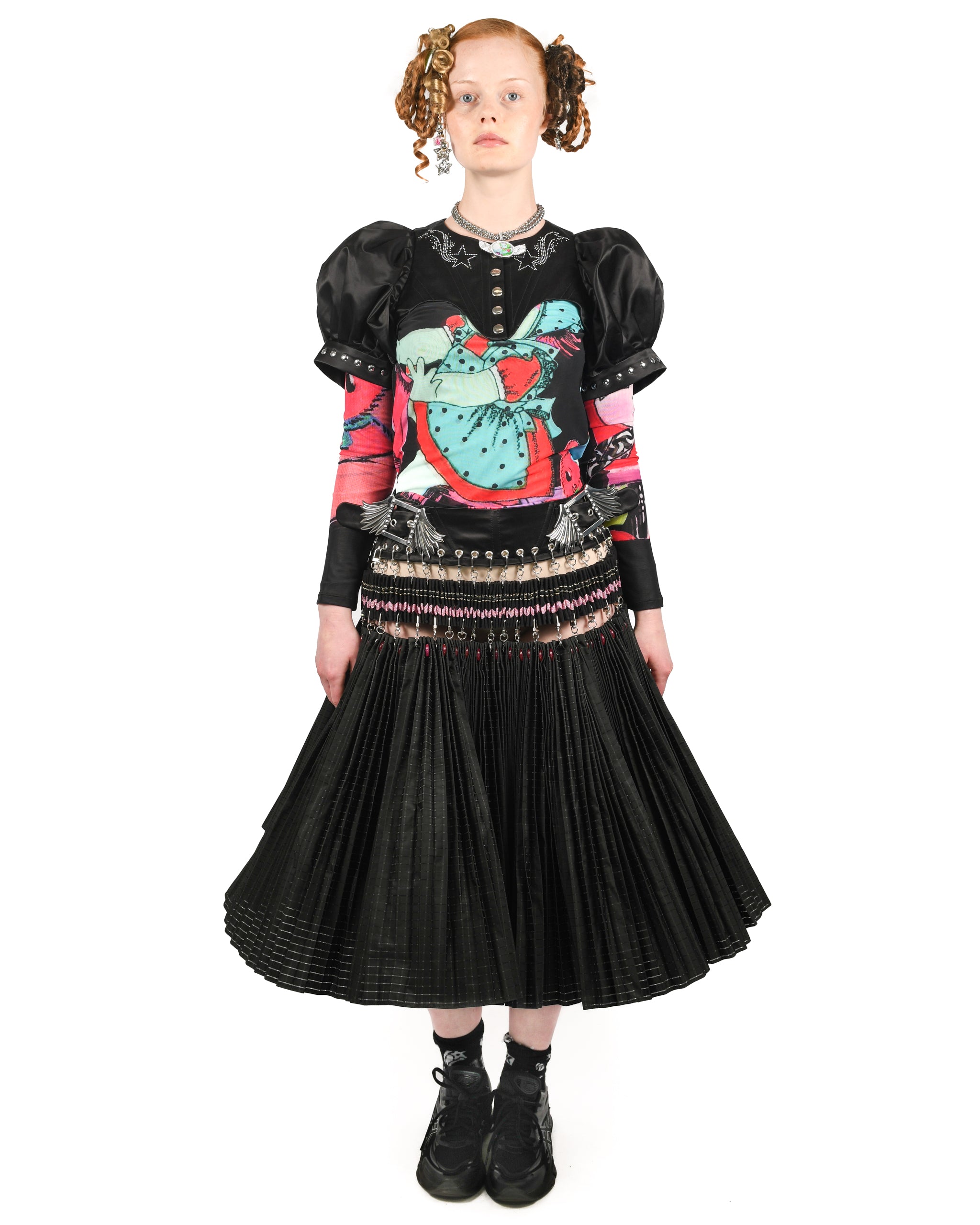 Arabesque Knee Skirt