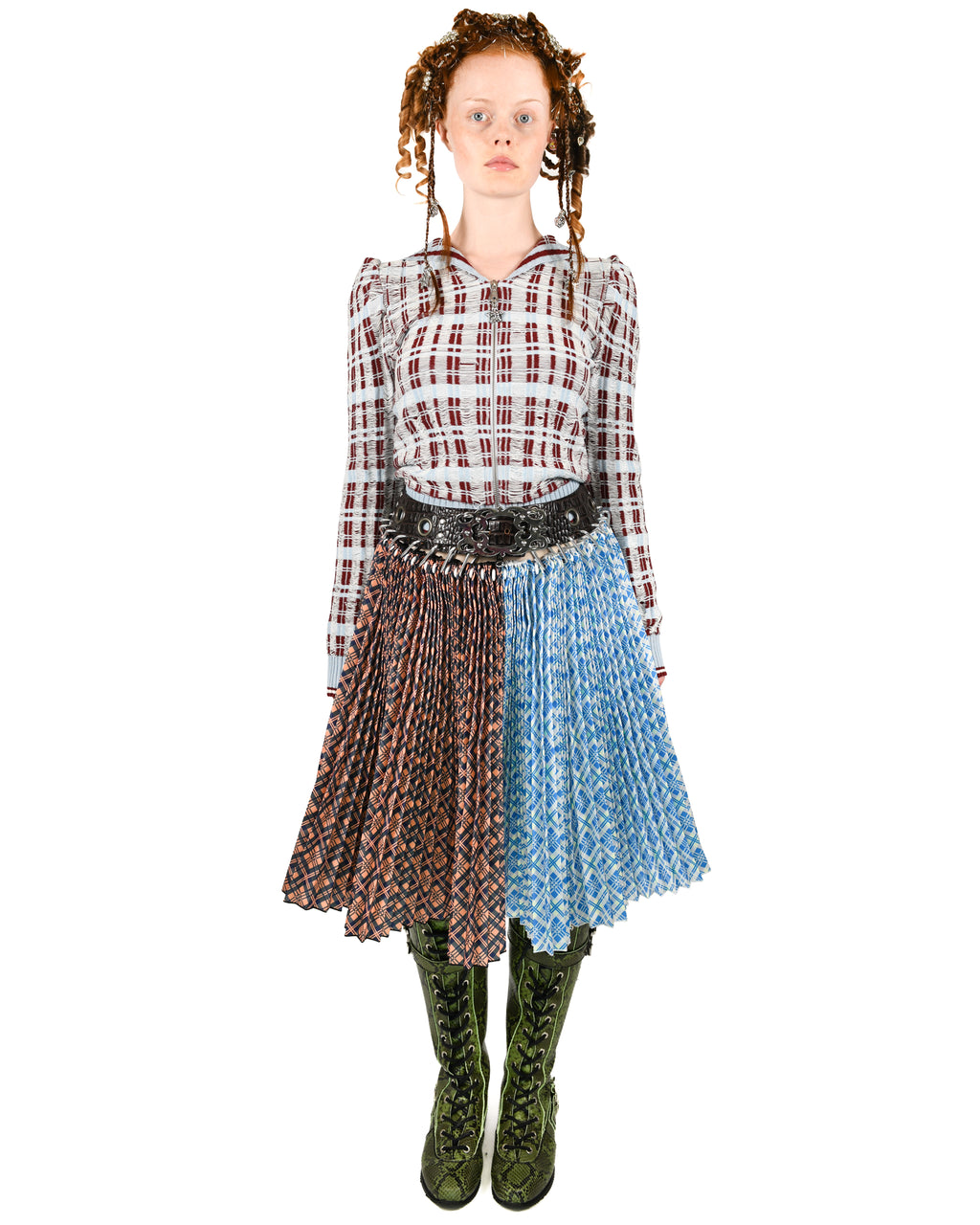Pat Knee Carabiner Skirt
