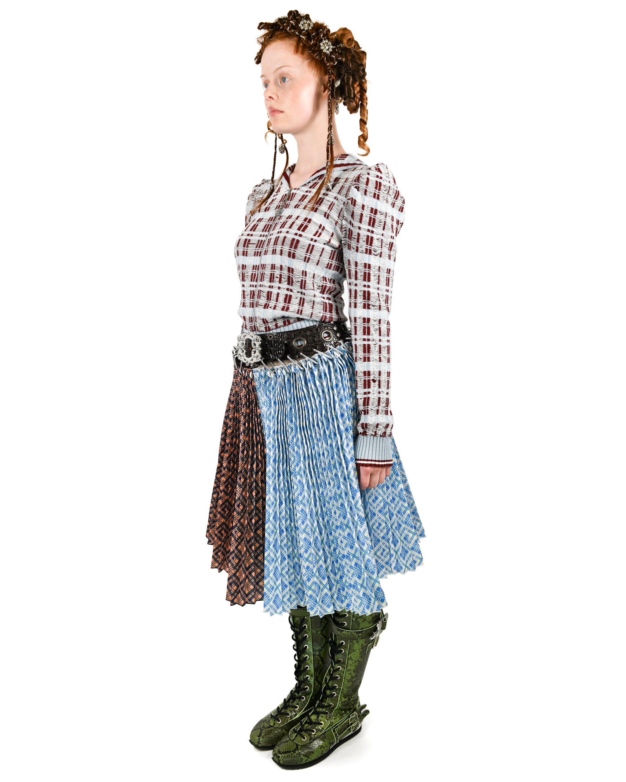 Pat Knee Carabiner Skirt