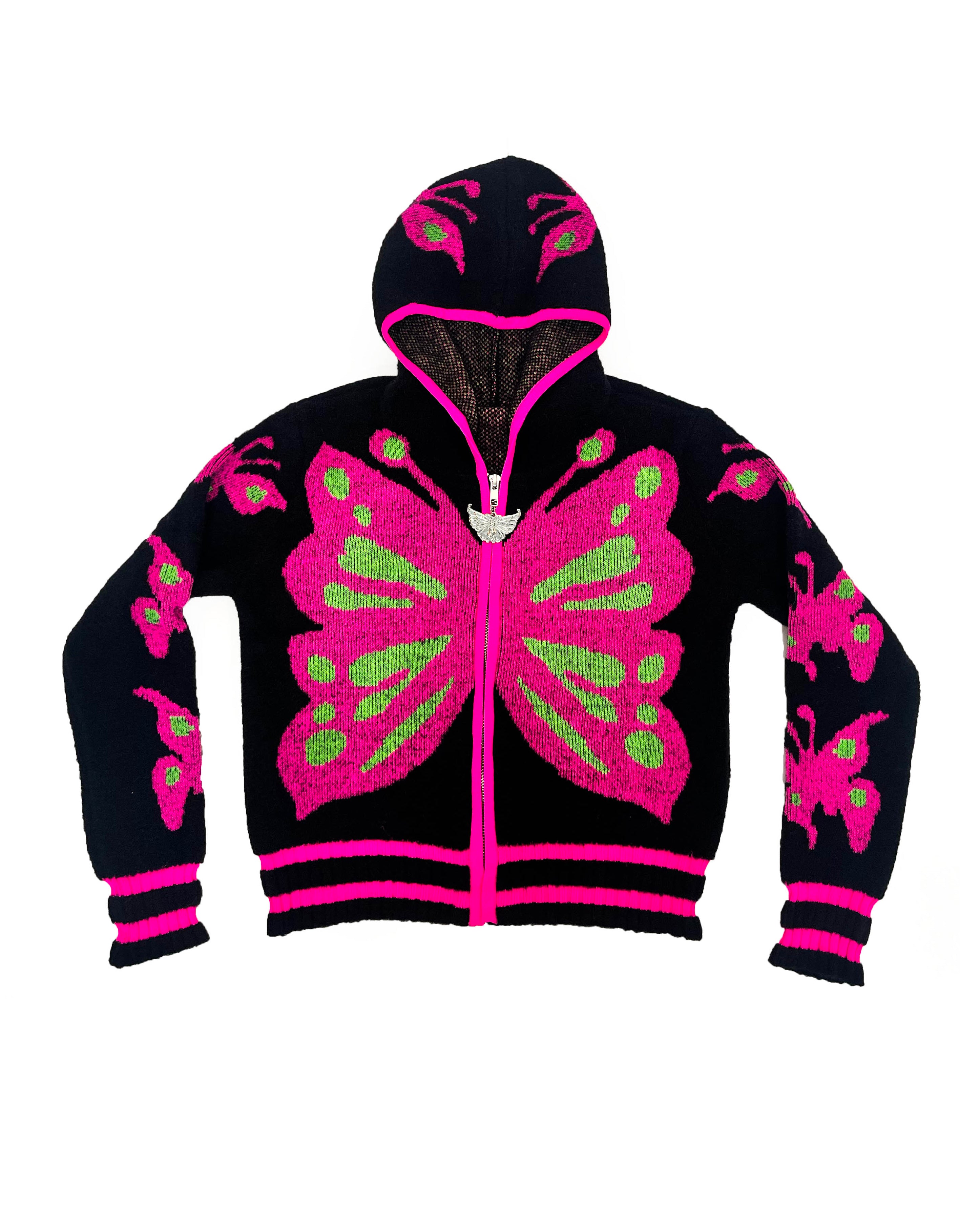 Neon Butterfly Cardigan