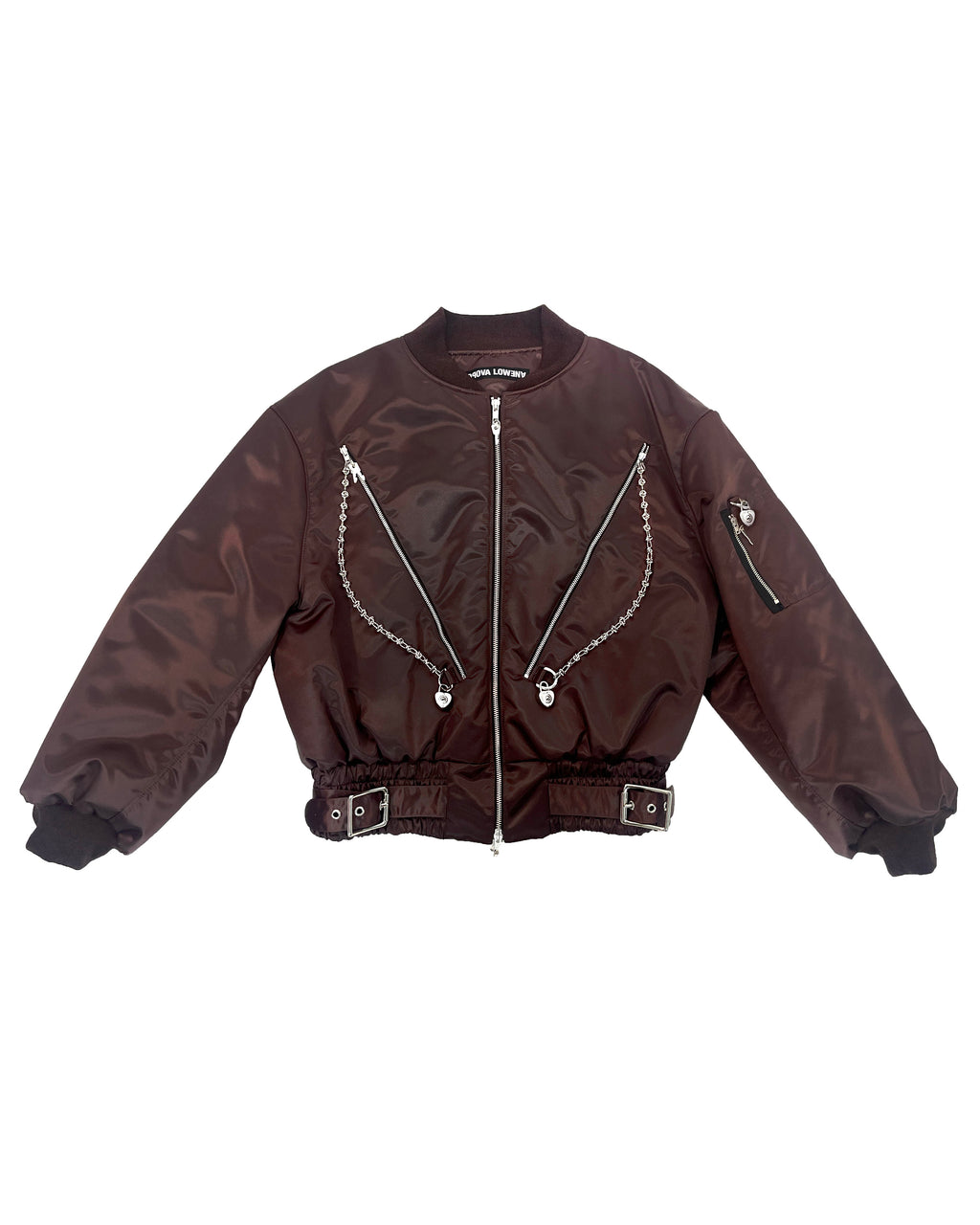 Helter Brown Bomber Jacket