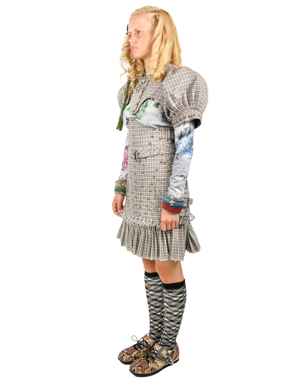 Exclusive Tartan Stingray Shrug