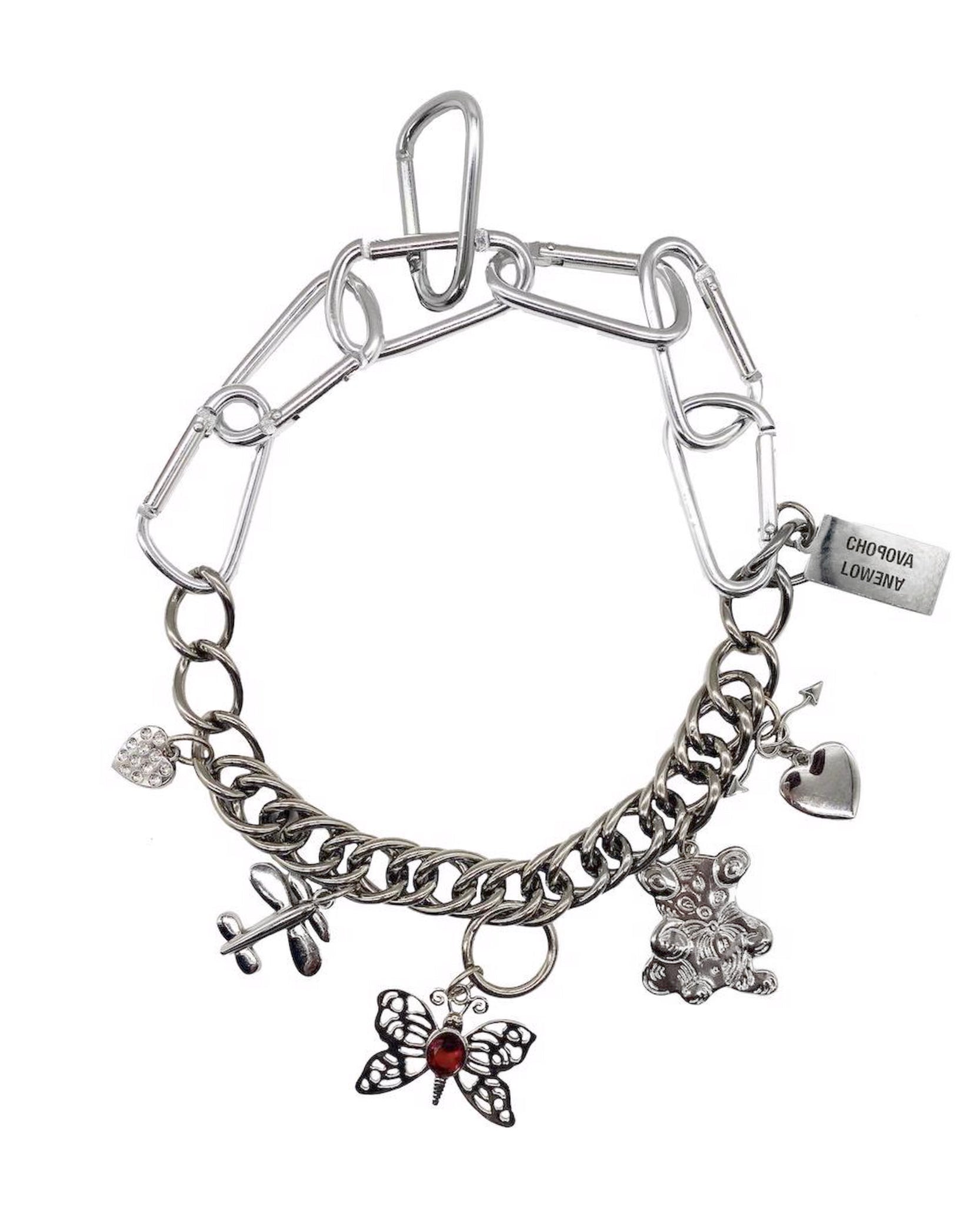 Fly Little Bear Carabiner Necklace