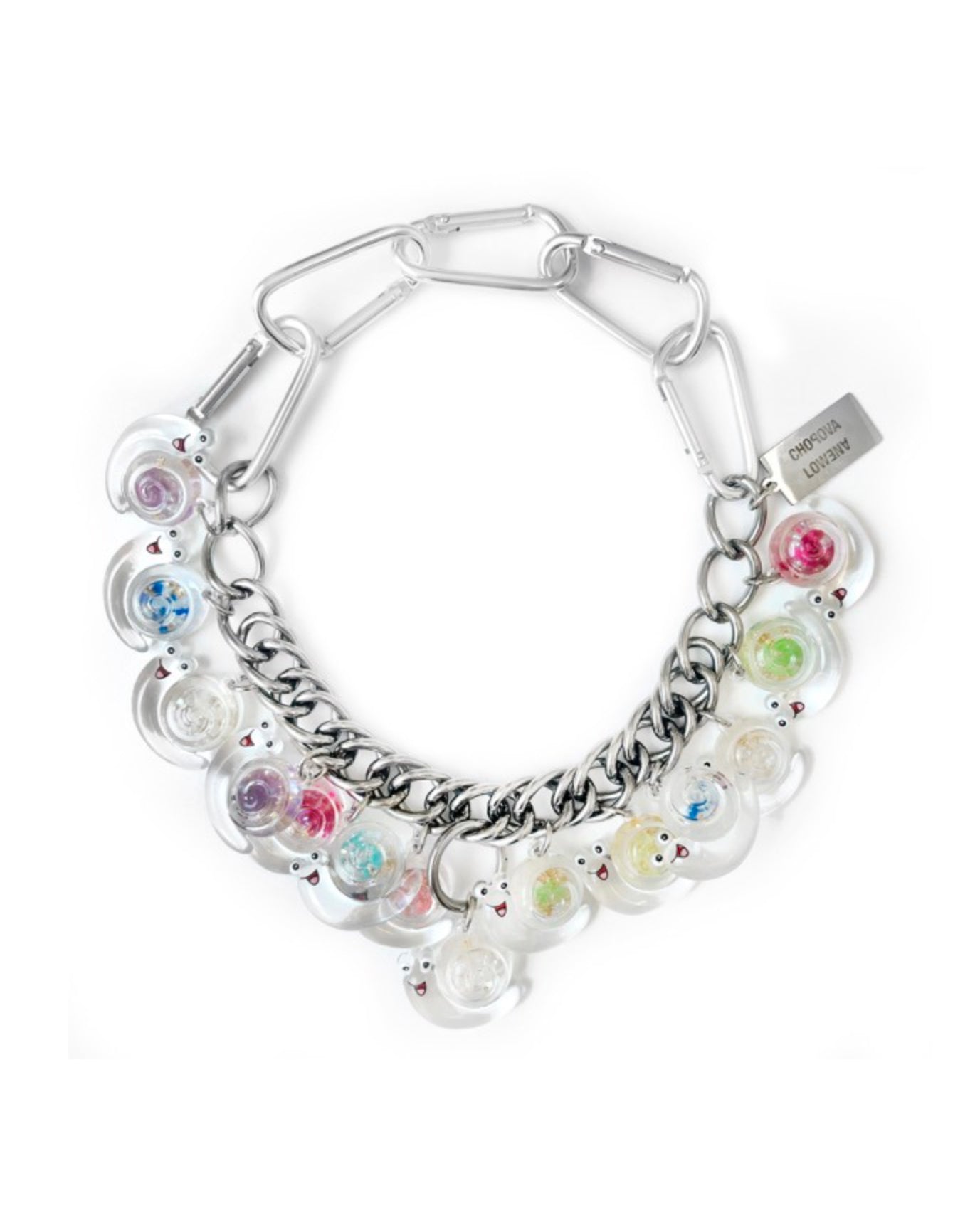 Snails Carabiner Necklace