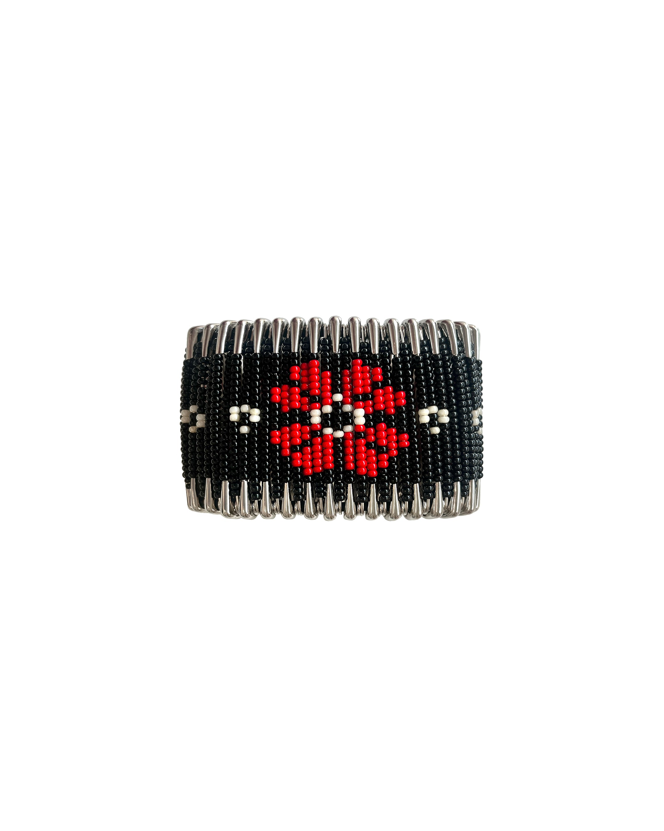 Black Safety Pin Bracelet