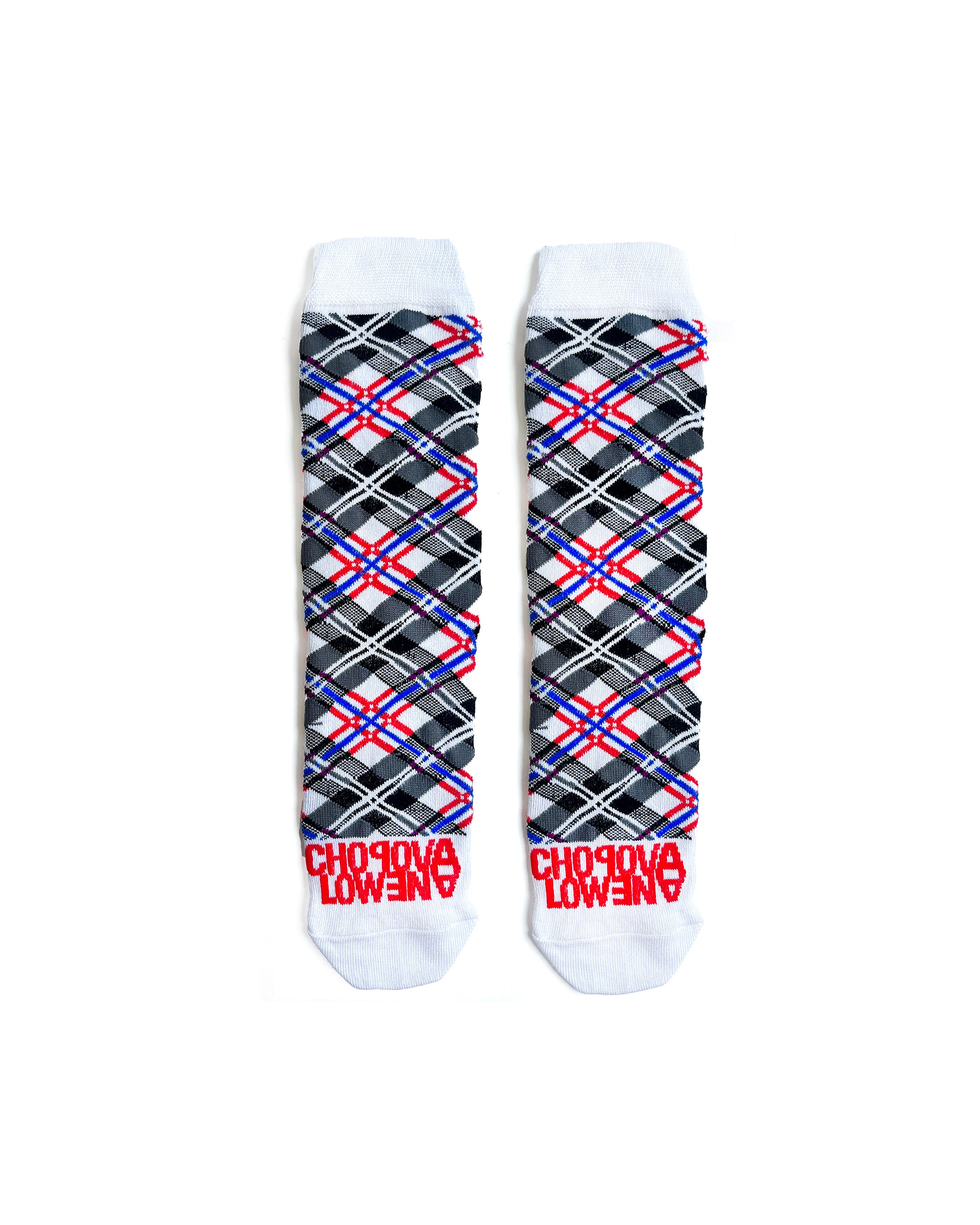 Plaid Short Socks