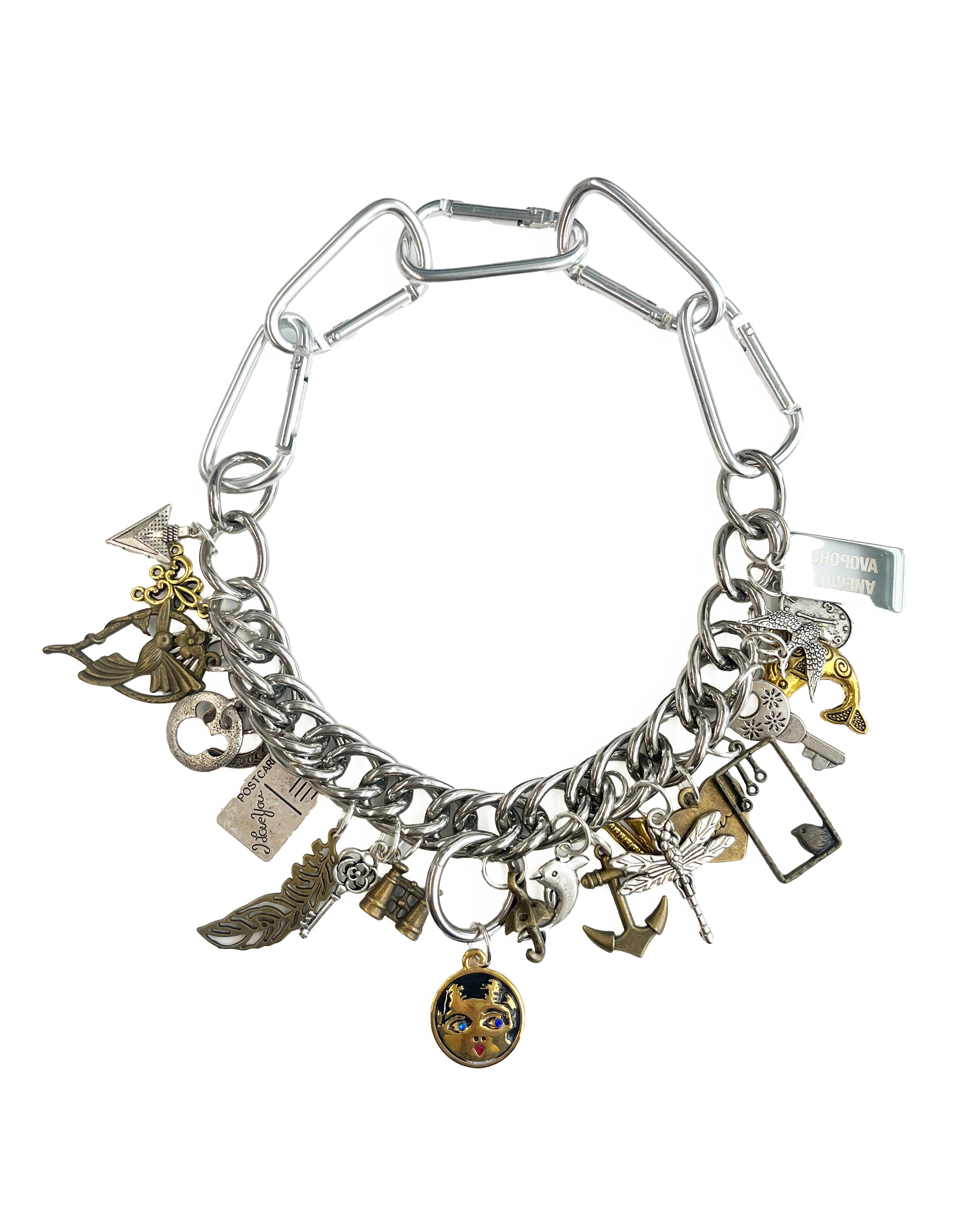 Exclusive Metal Charm Mix Necklace