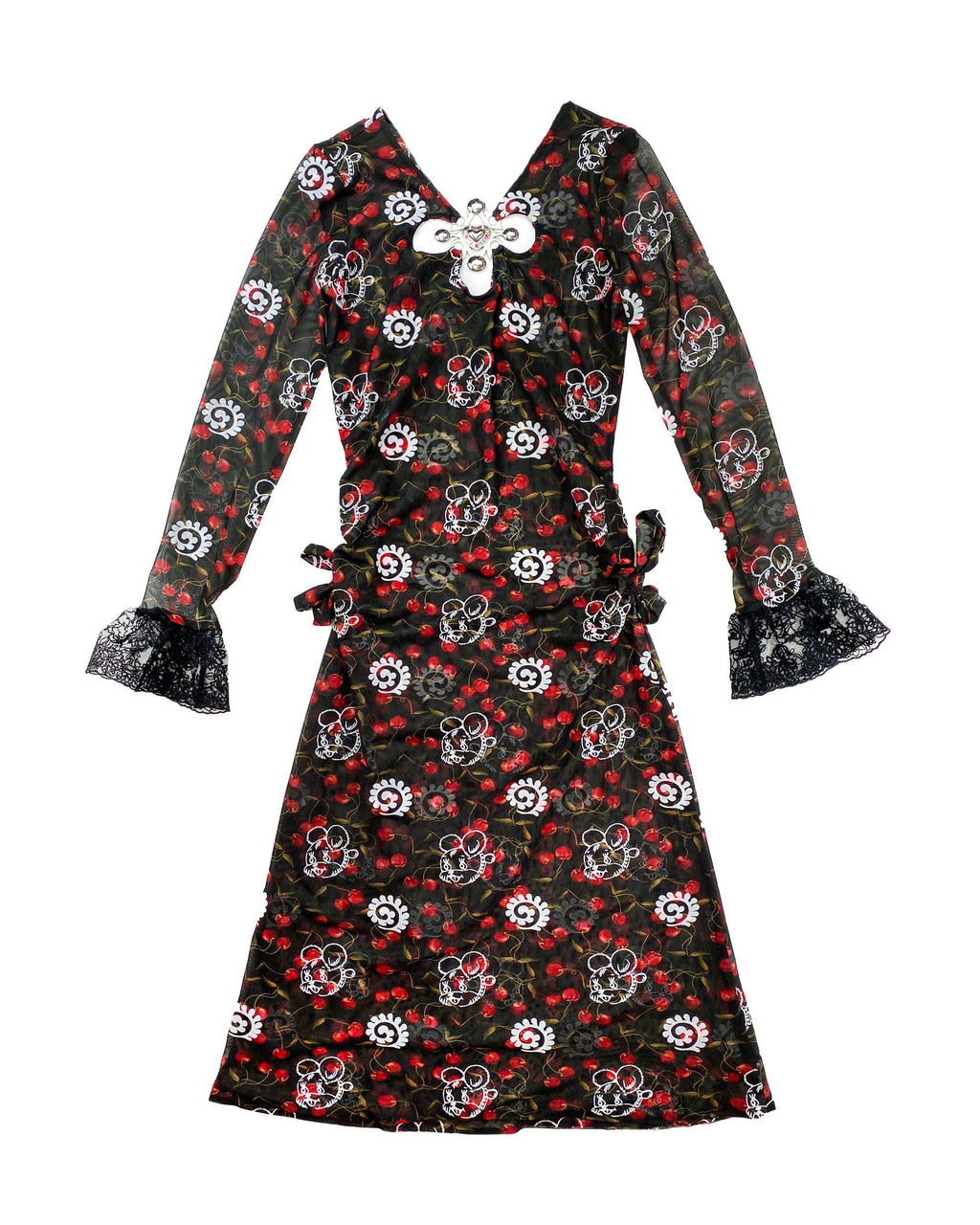 Windsucker Cherry Dress