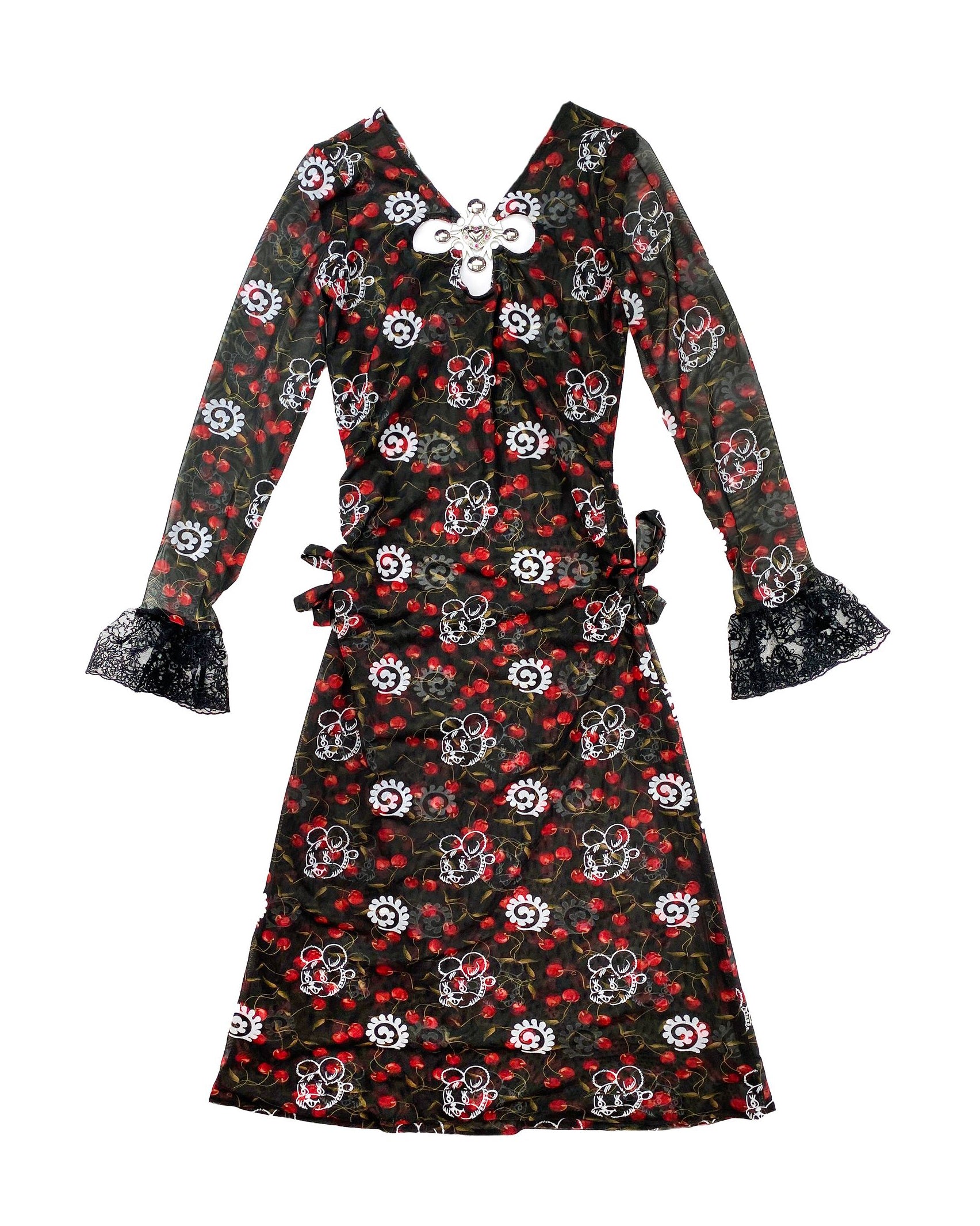 Windsucker Cherry Dress