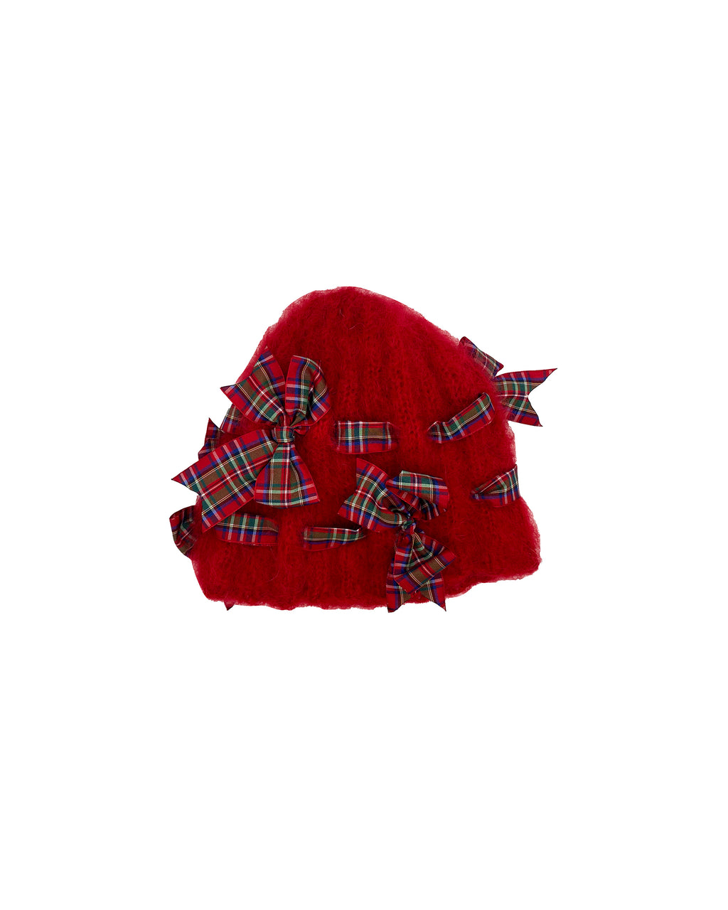 Bow Beanie Red