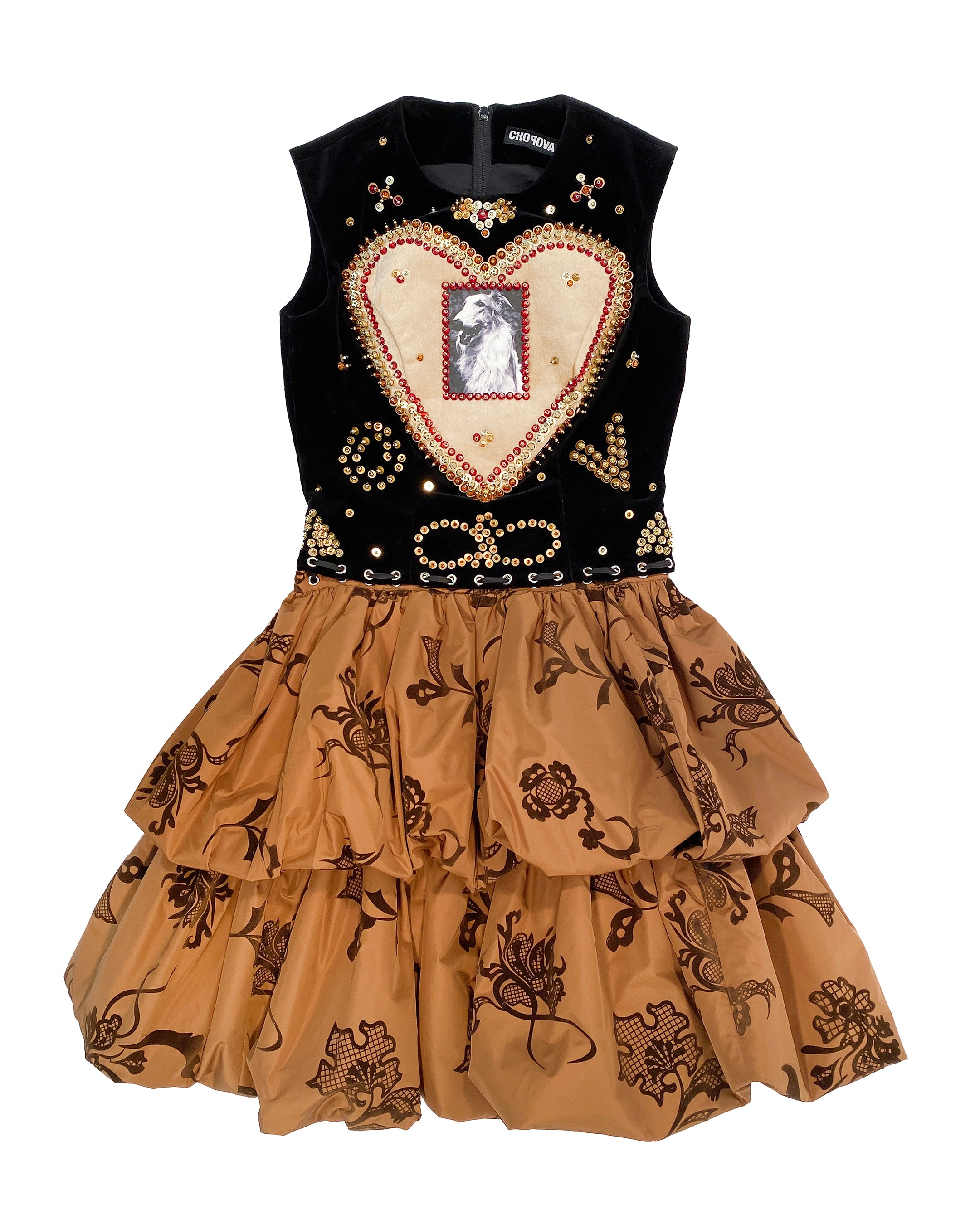 Ace Beaded Dog Dress