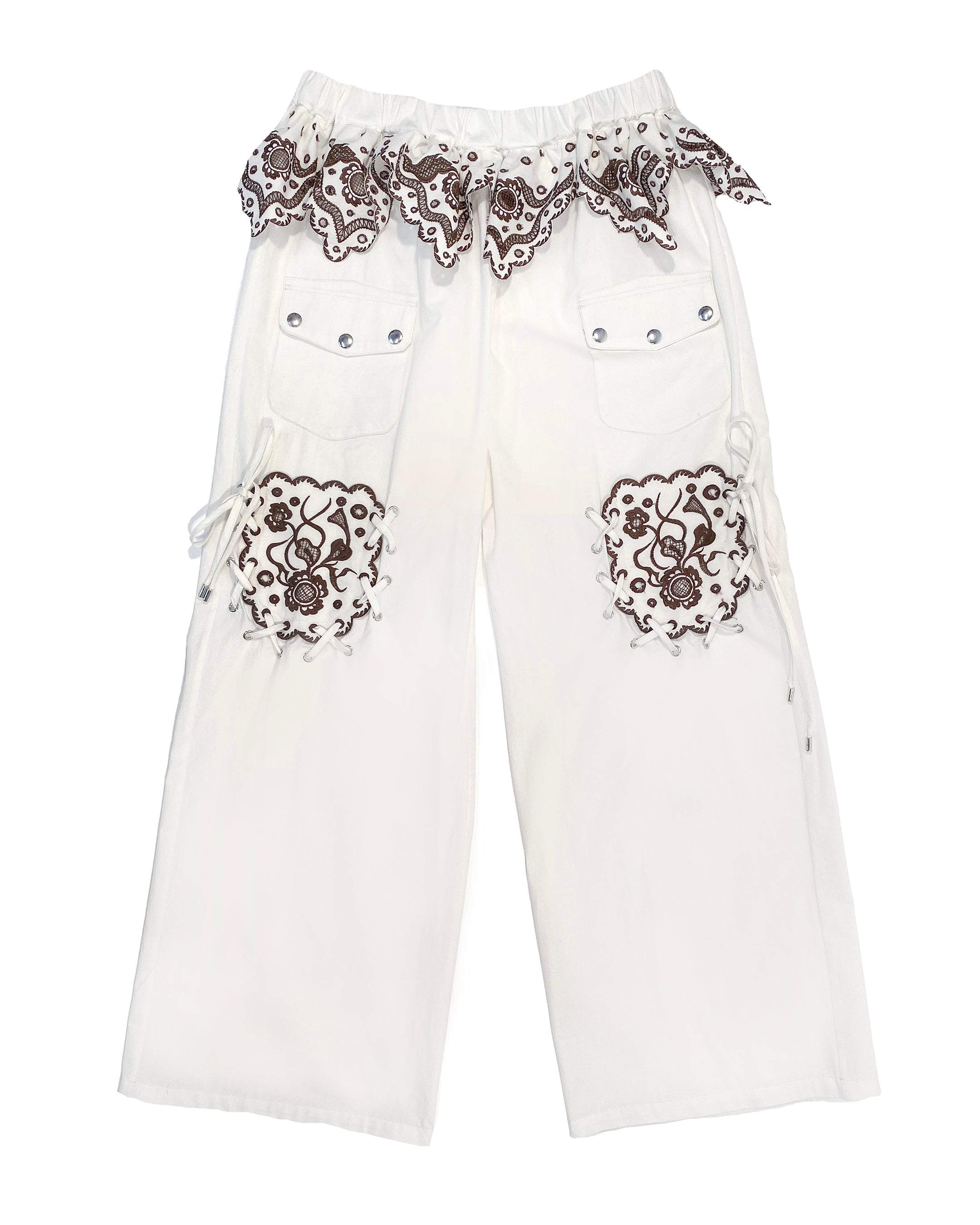 White Lansky Trousers