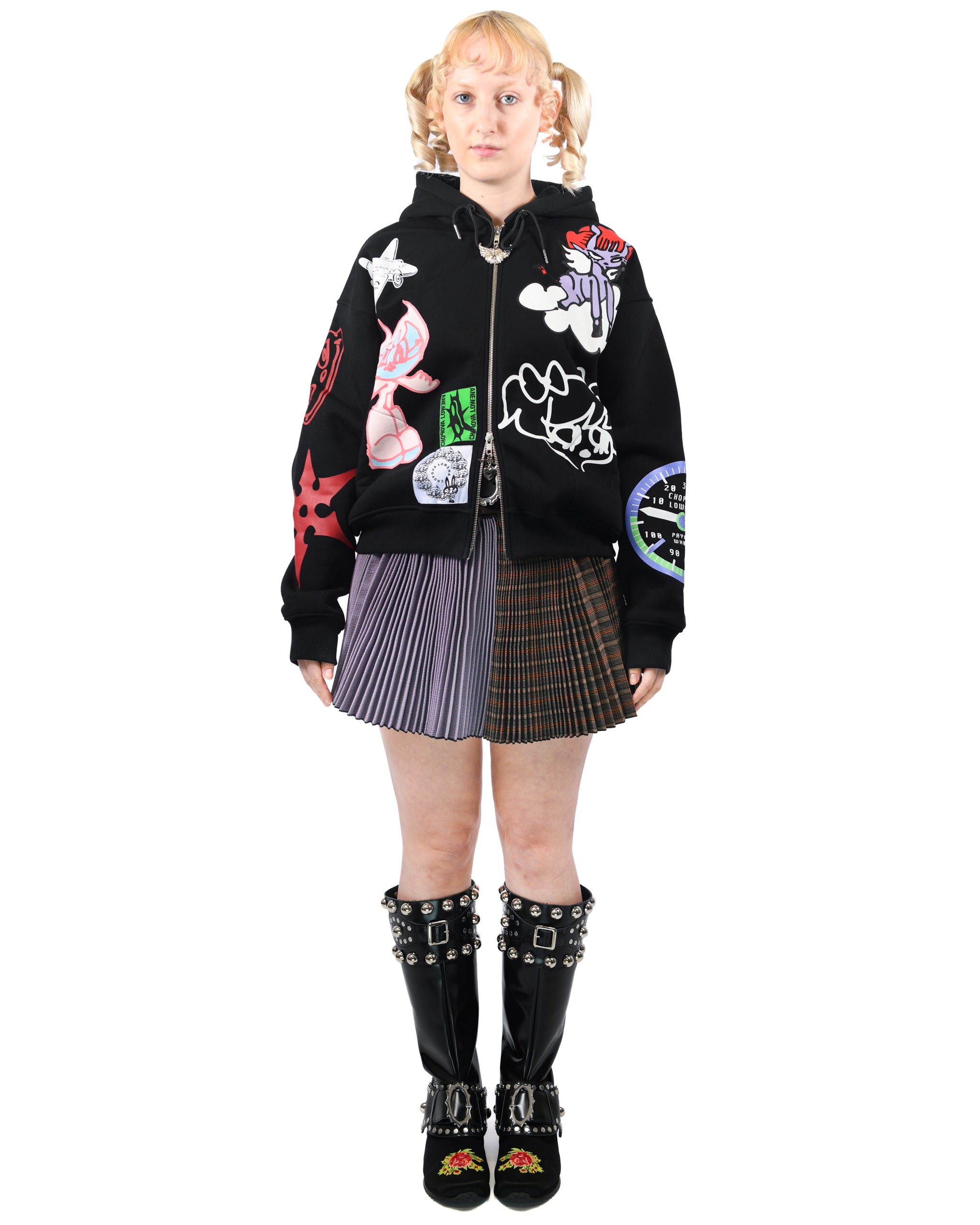 Cotton Mini Carabiner Skirt