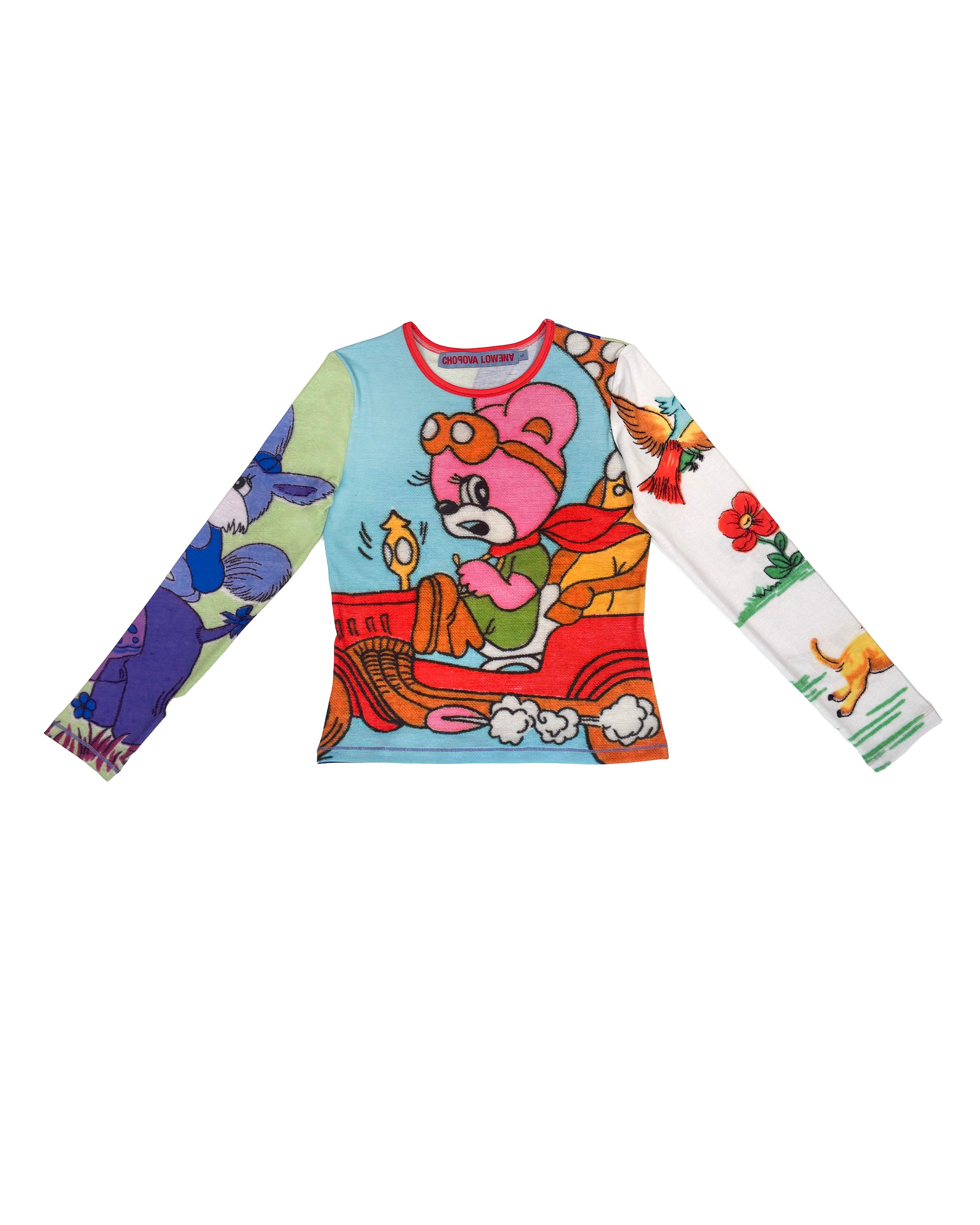 Beep Beep Fitted Jersey Top