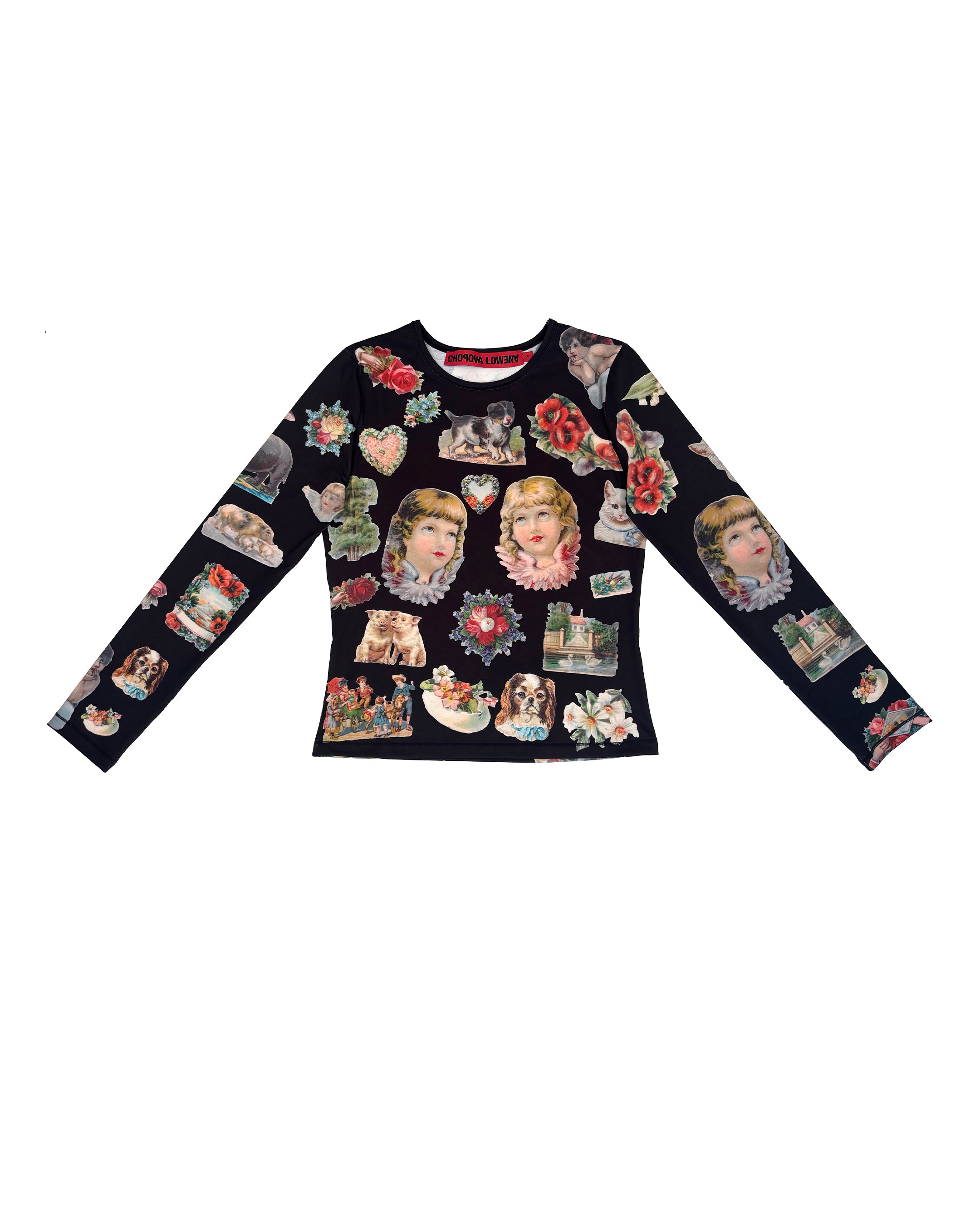 Snippets Fitted Jersey Top