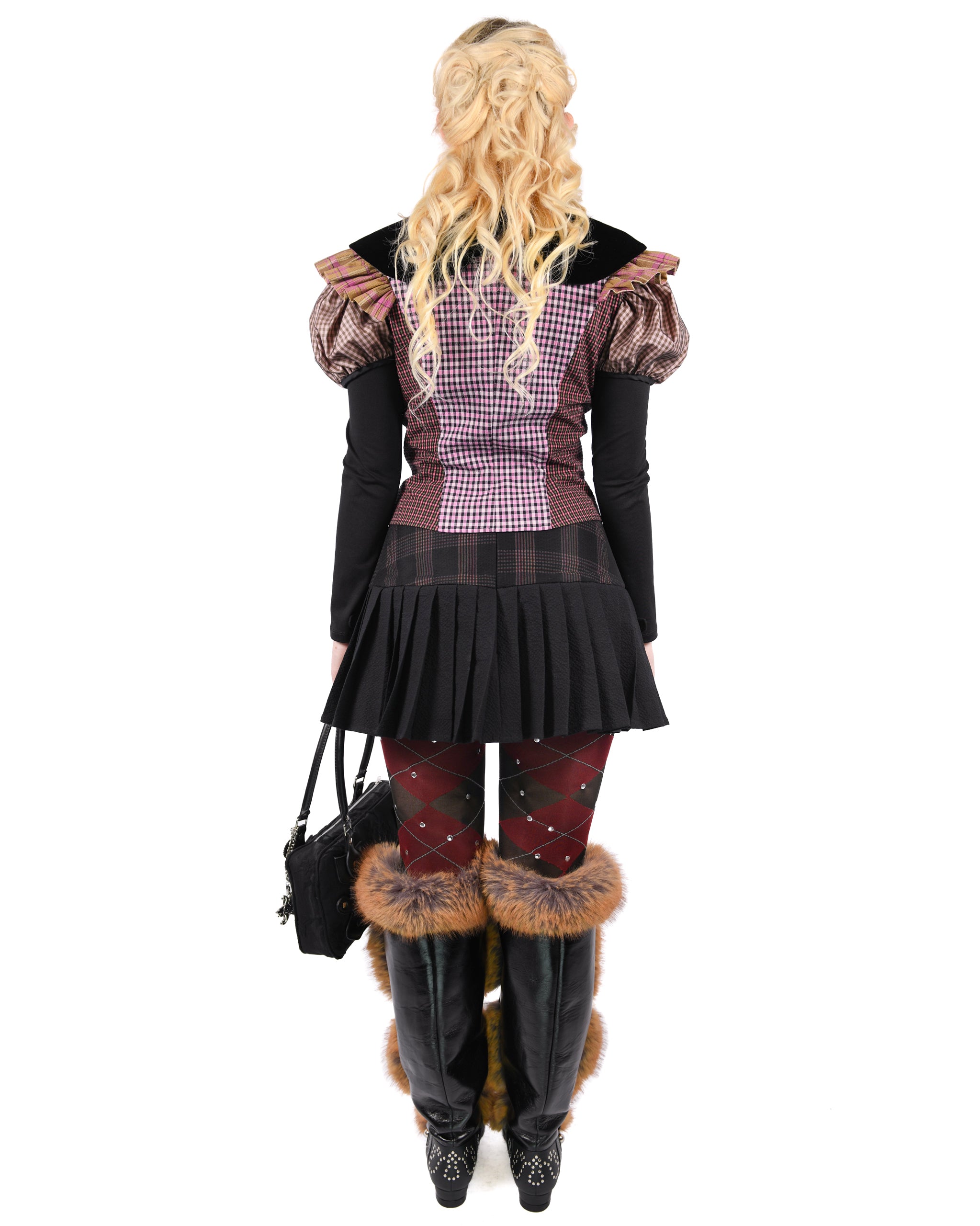 Swoon Tartan Blouse