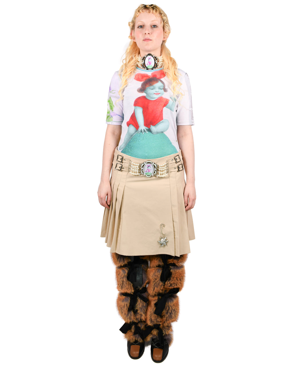 Miss Egg Fitted Jersey Top