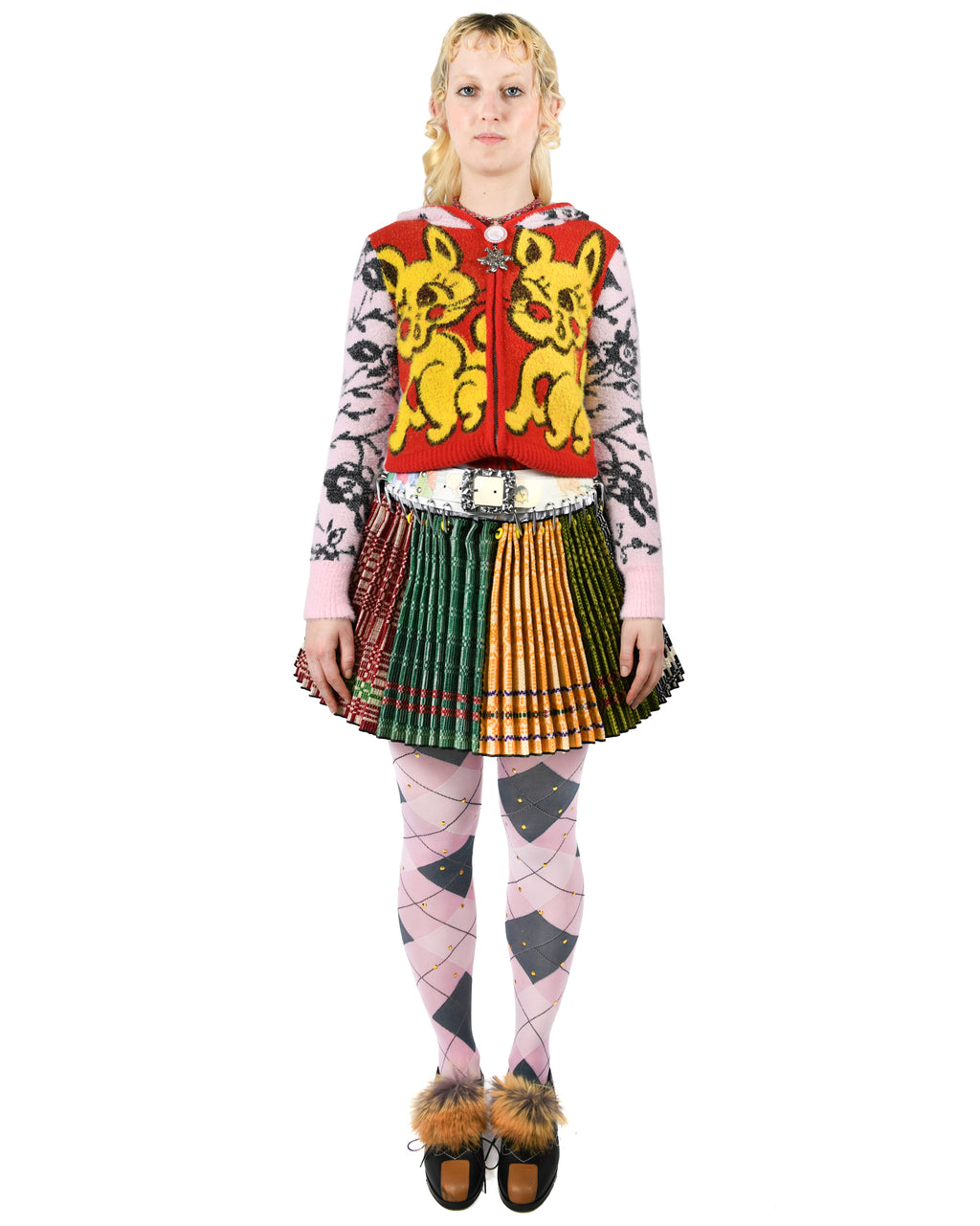 Piggy Folkloric Mini Carabiner Skirt