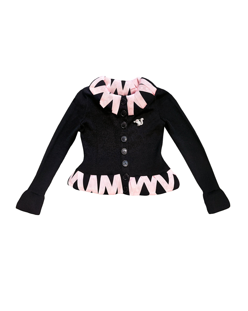 Cribbage Cross Black Cardigan