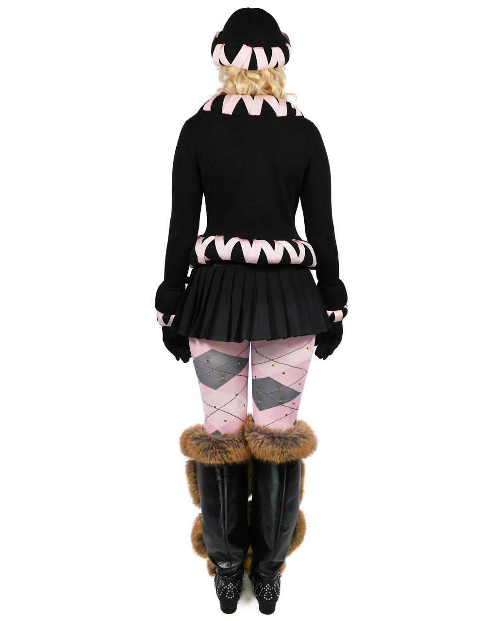 Cribbage Cross Black Cardigan