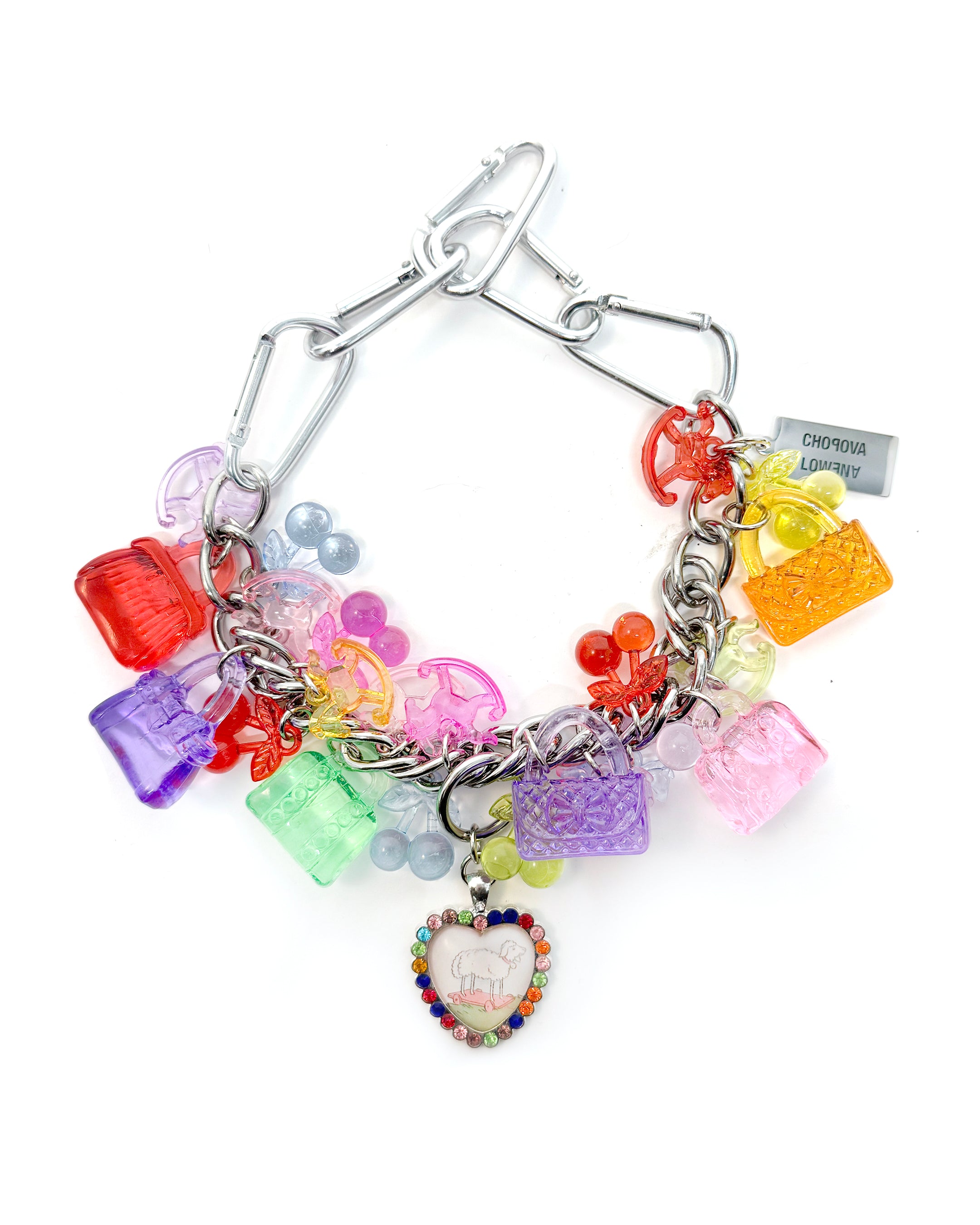 Shopaholic Carabiner Necklace