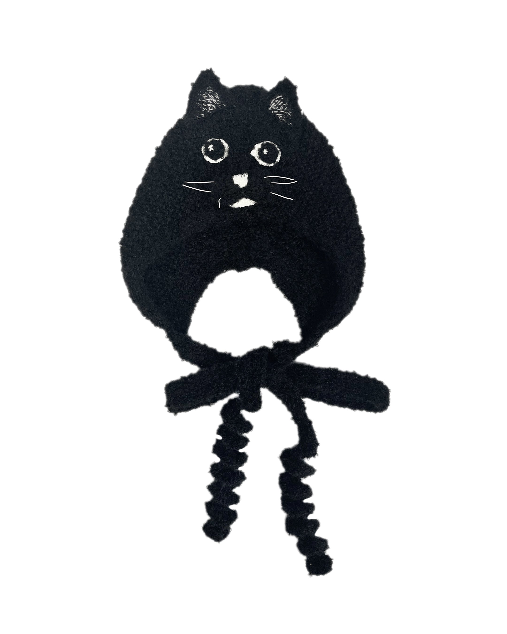 Kitty Knitted Bonnet