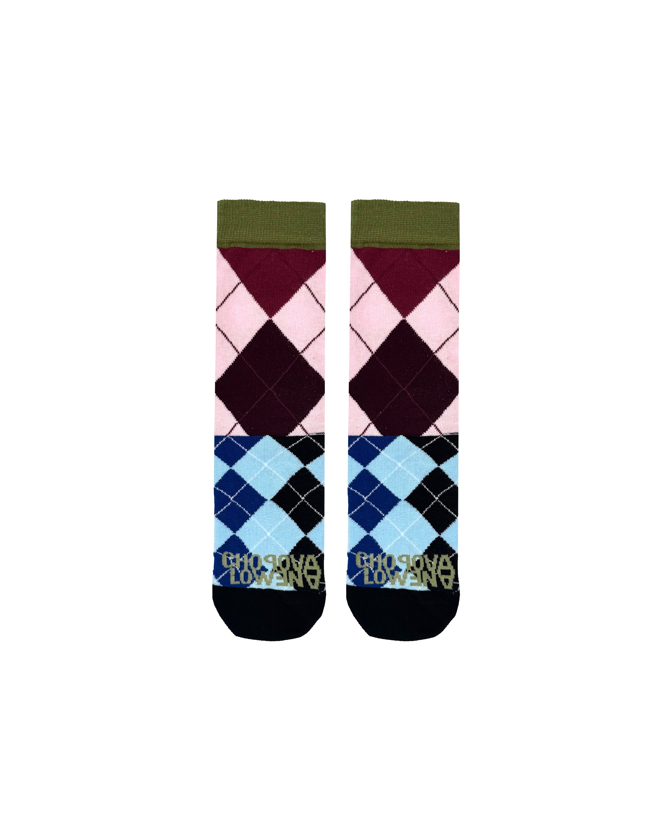 Multi Argyle Short Sock