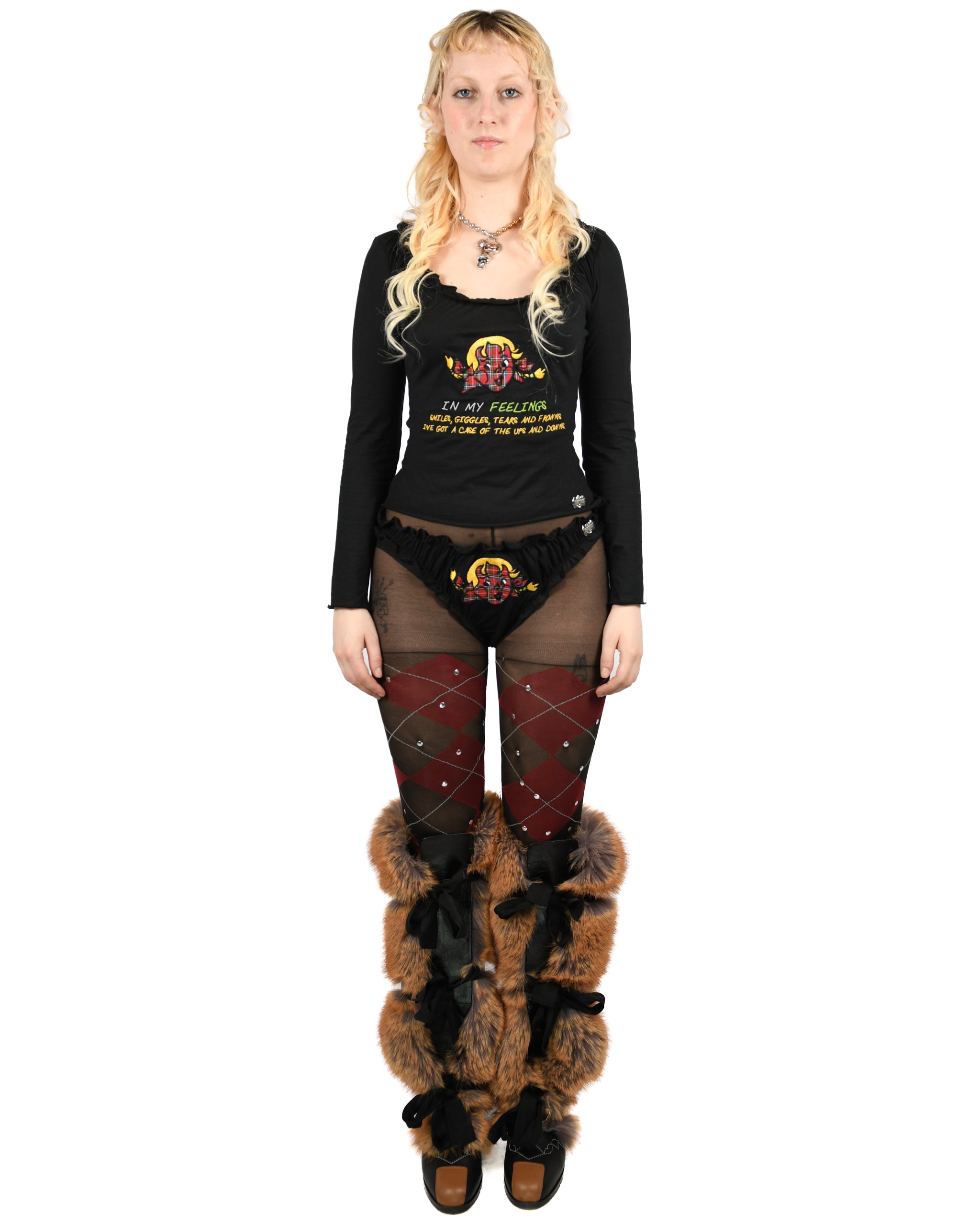 FEELINGS Happy Long Sleeve Top