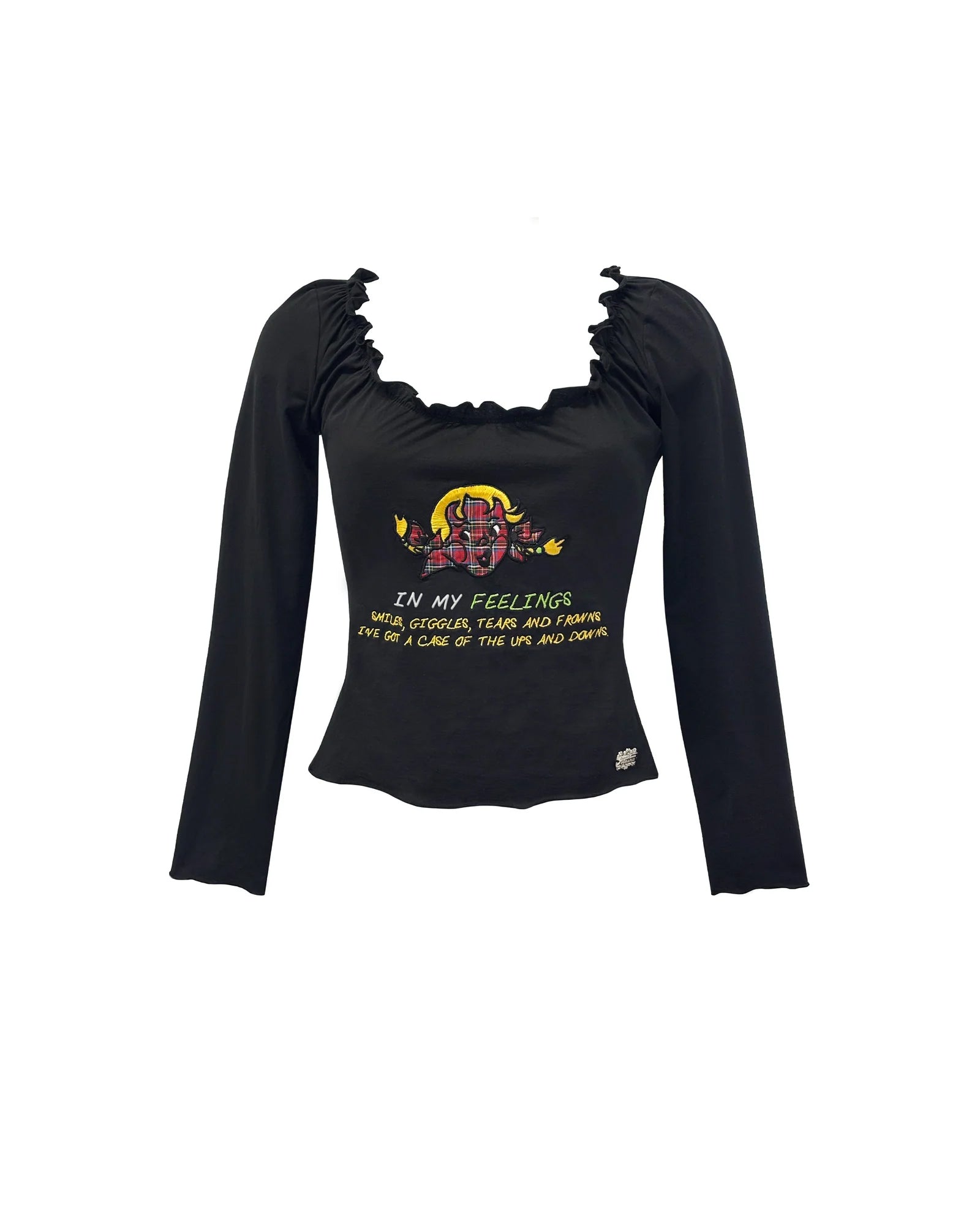 FEELINGS Happy Long Sleeve Top