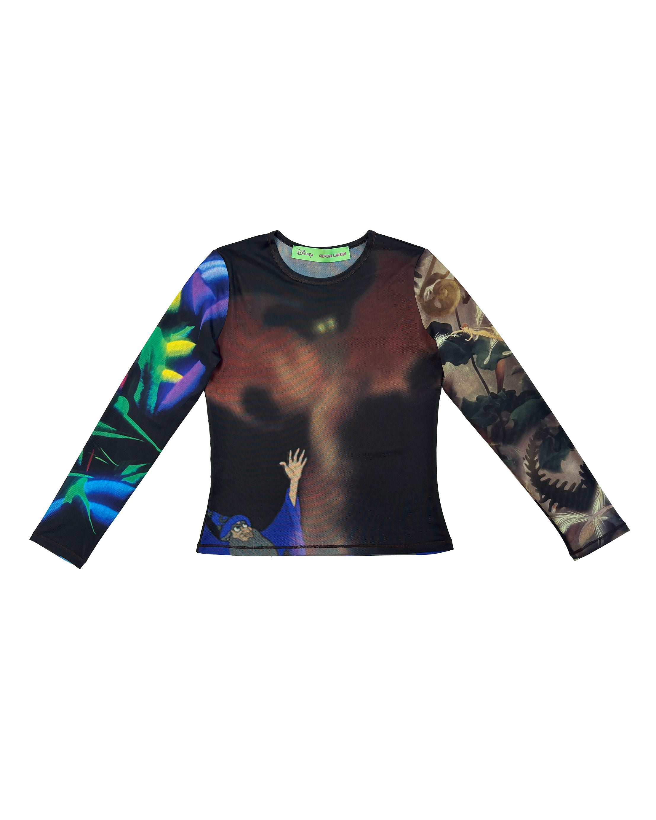 Disney X Chopova Lowena Sorcerer Long Sleeve Mesh Top