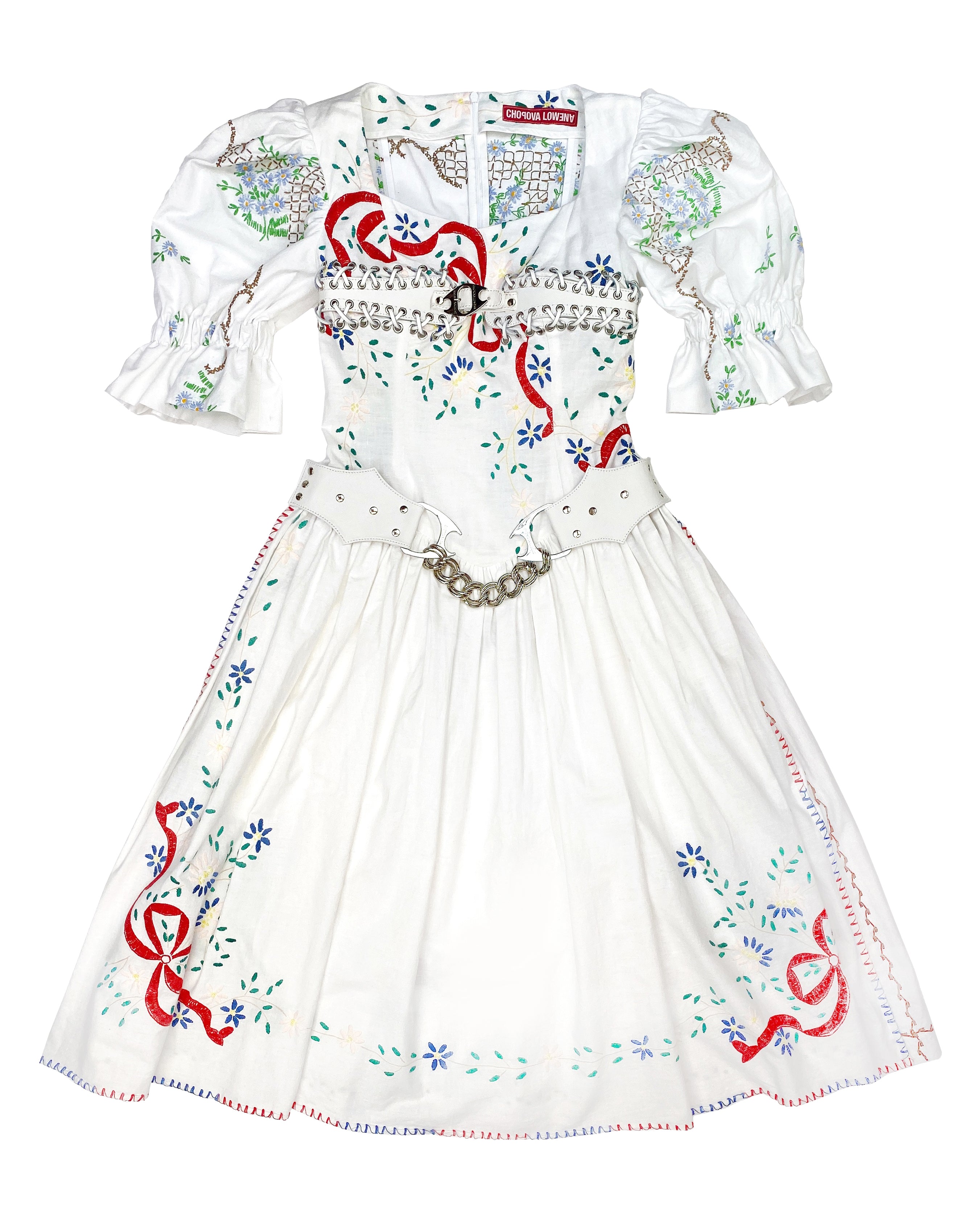 Loepool White Dress