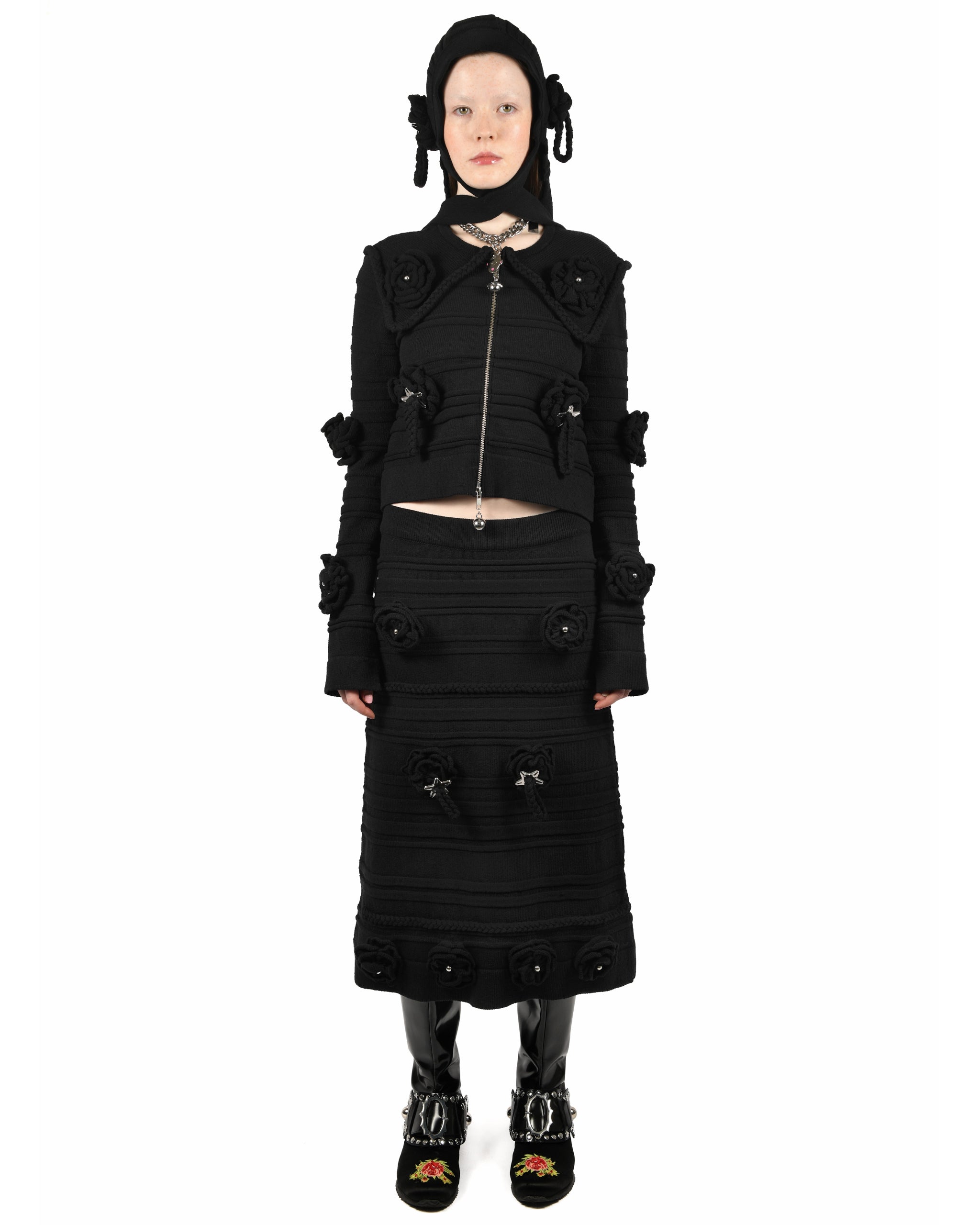 Black Club Cardigan