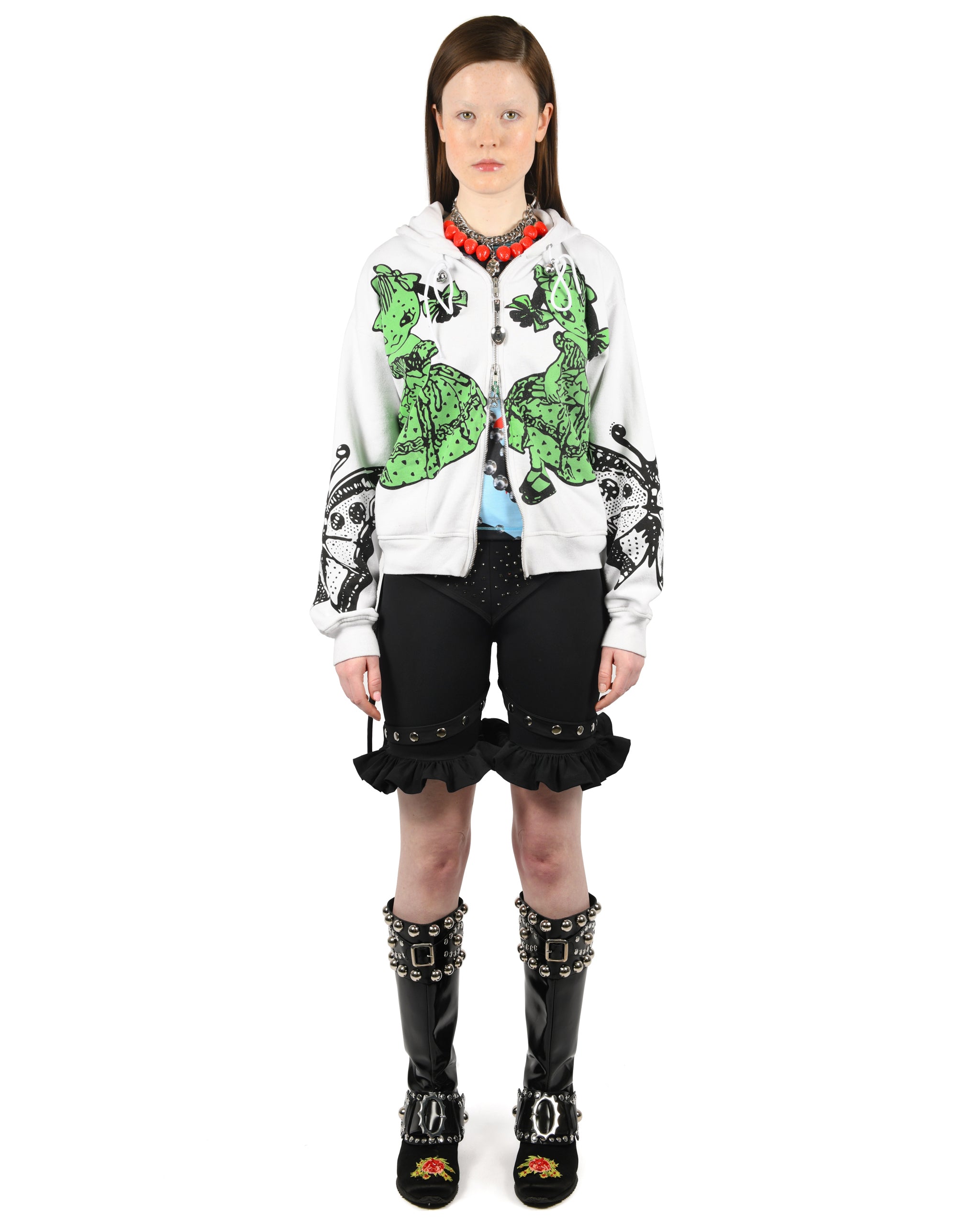 Double Dotty Zip Hoodie