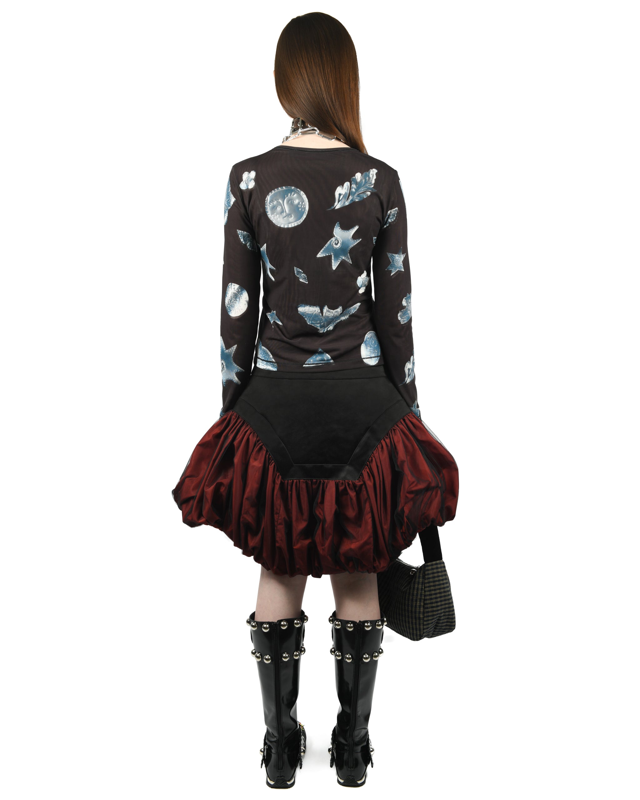 Backtuck Knee Skirt