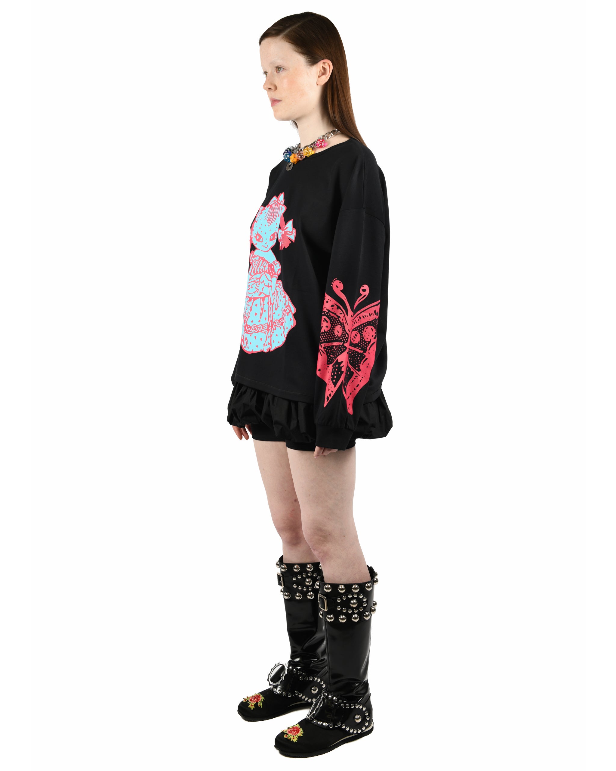Dotty Oversized Jersey Top