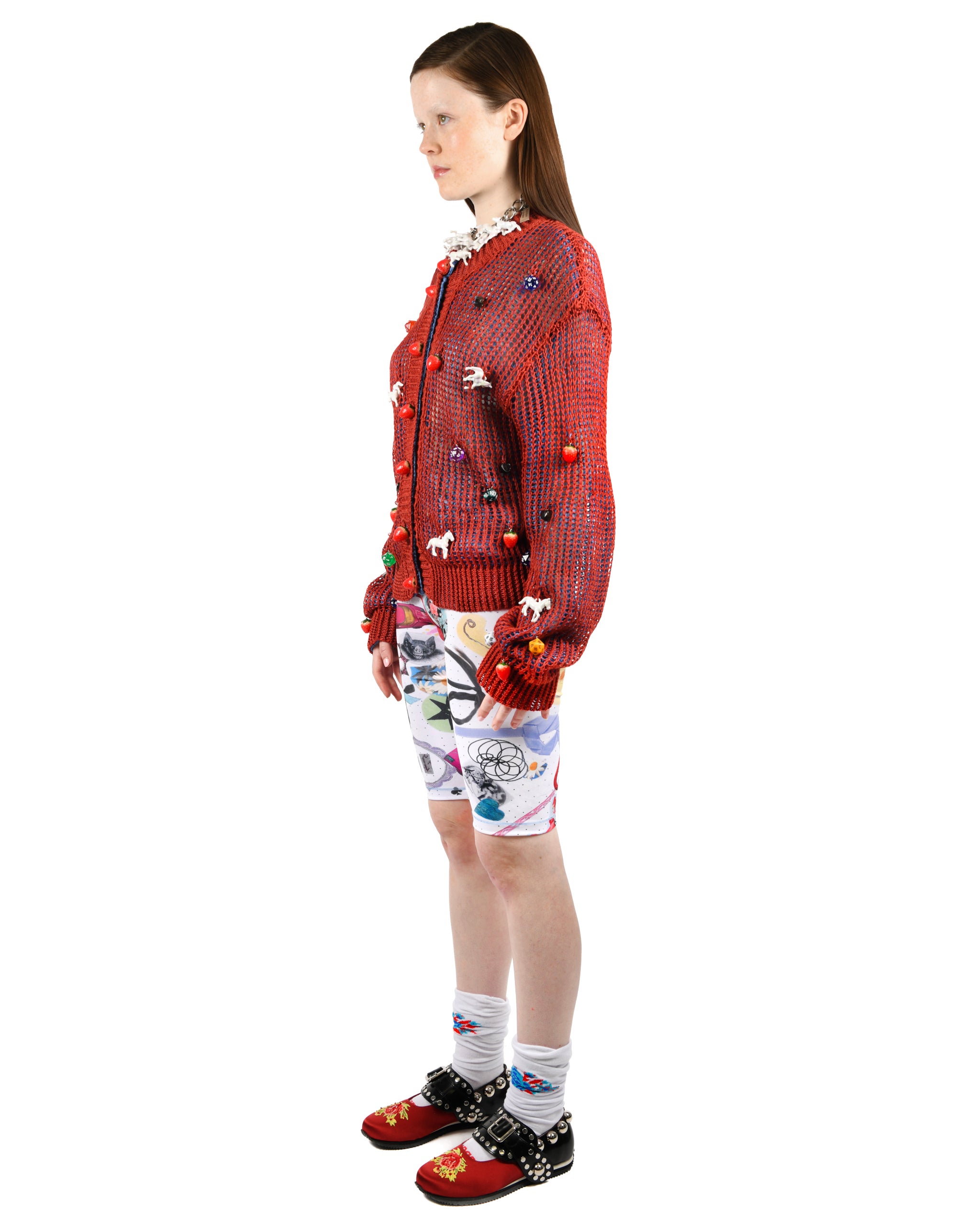 Red Trip Trip Cardigan
