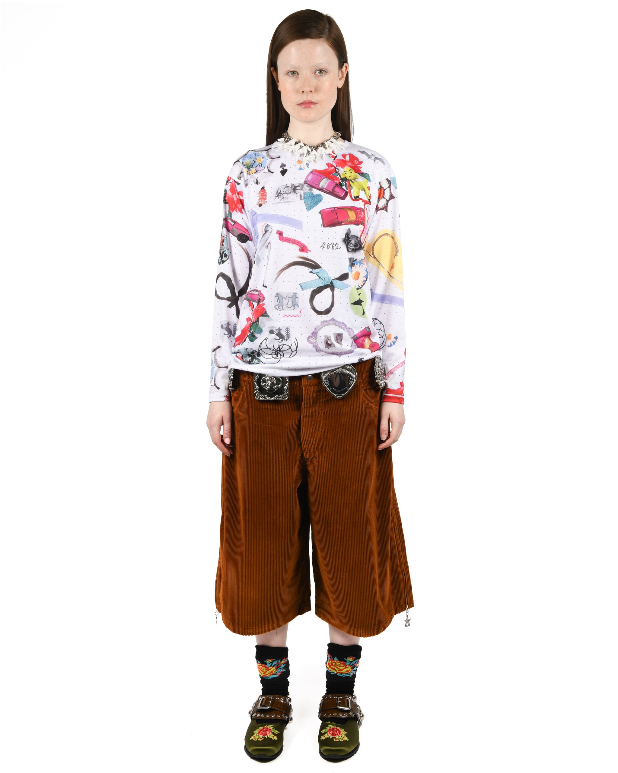 What's In My Bag Oversized Jersey Top