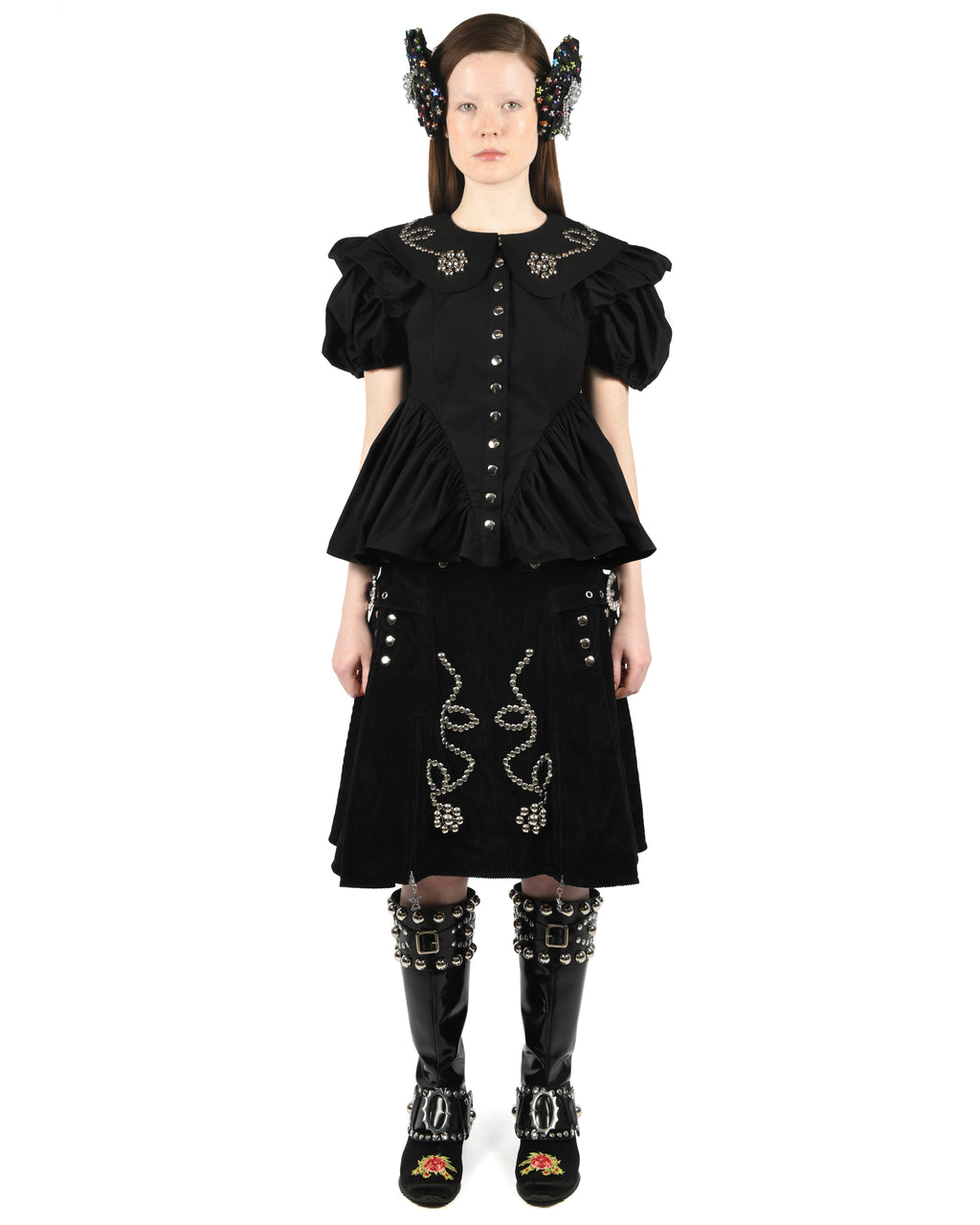 Black Lasso Blouse