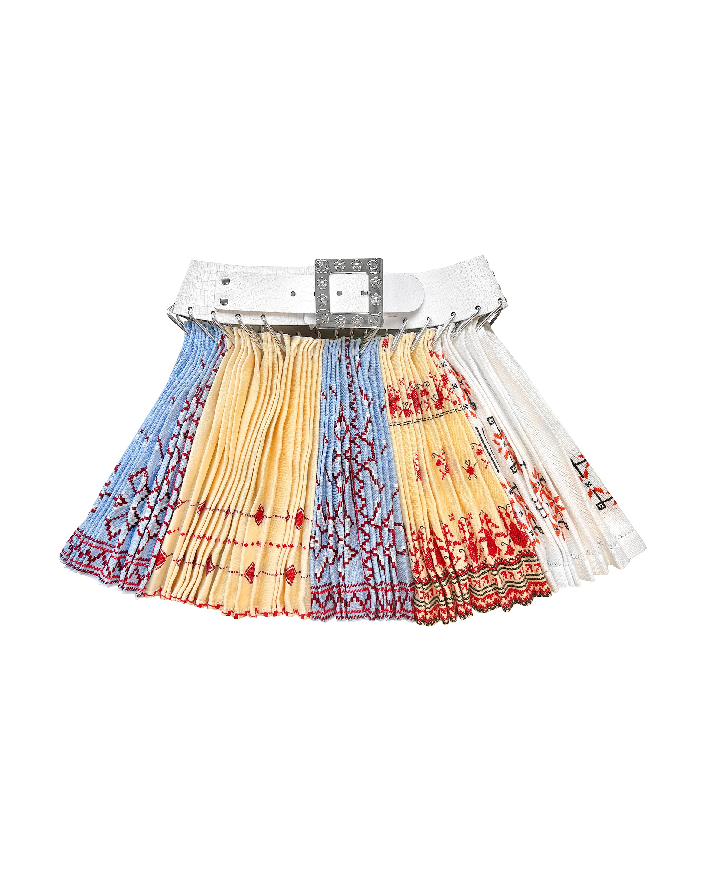 Exclusive Kare Folkloric Mini Carabiner Skirt