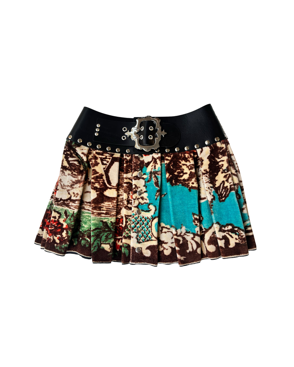 Velvet Mini Carabiner Skirt