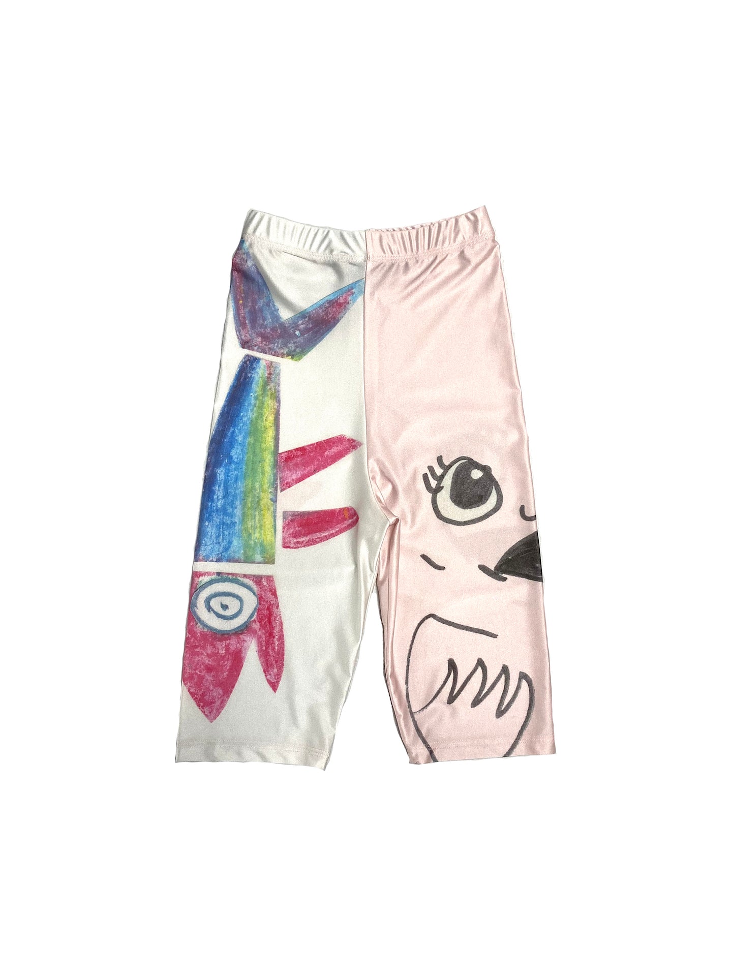 Face + Fish Bike Shorts